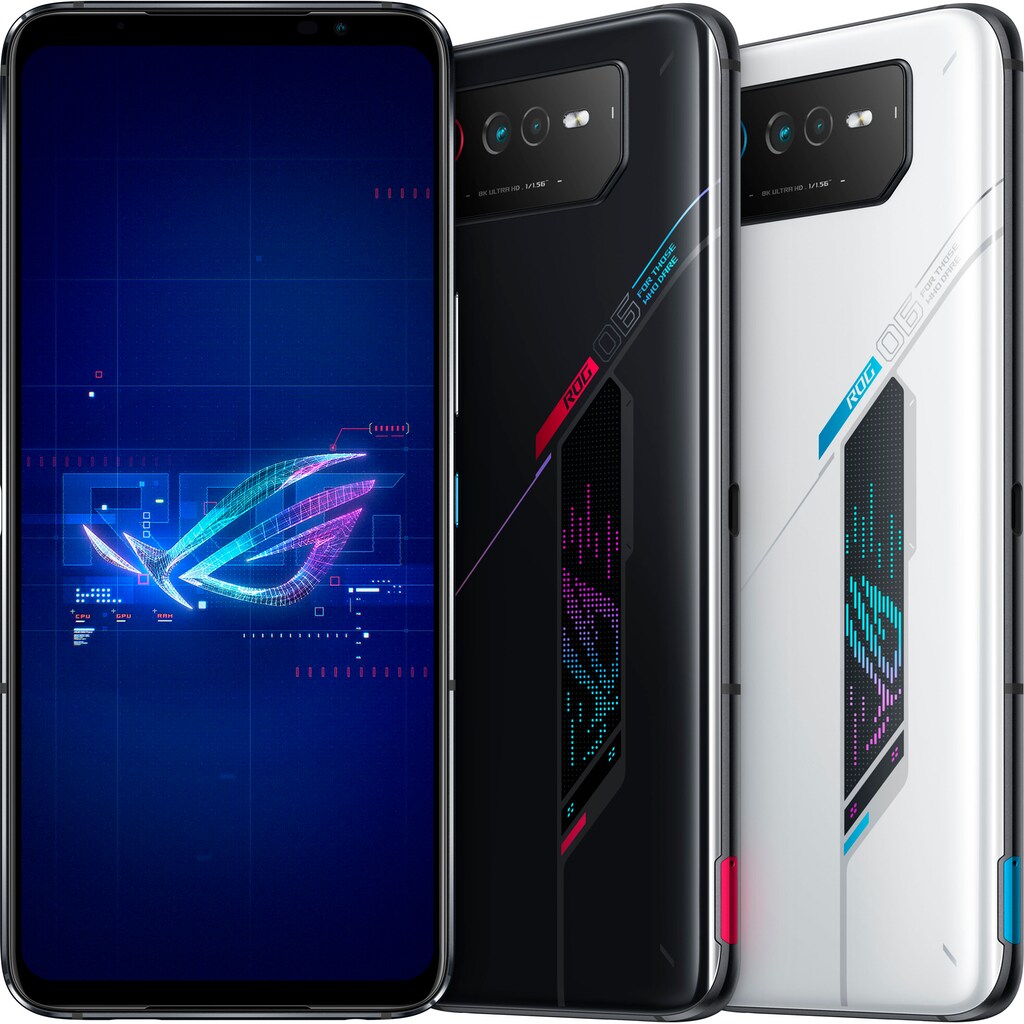 Asus Smartphone »ROG Phone 6«, Storm White, 17,22 cm/6,78 Zoll, 512 GB Speicherplatz, 50 MP Kamera