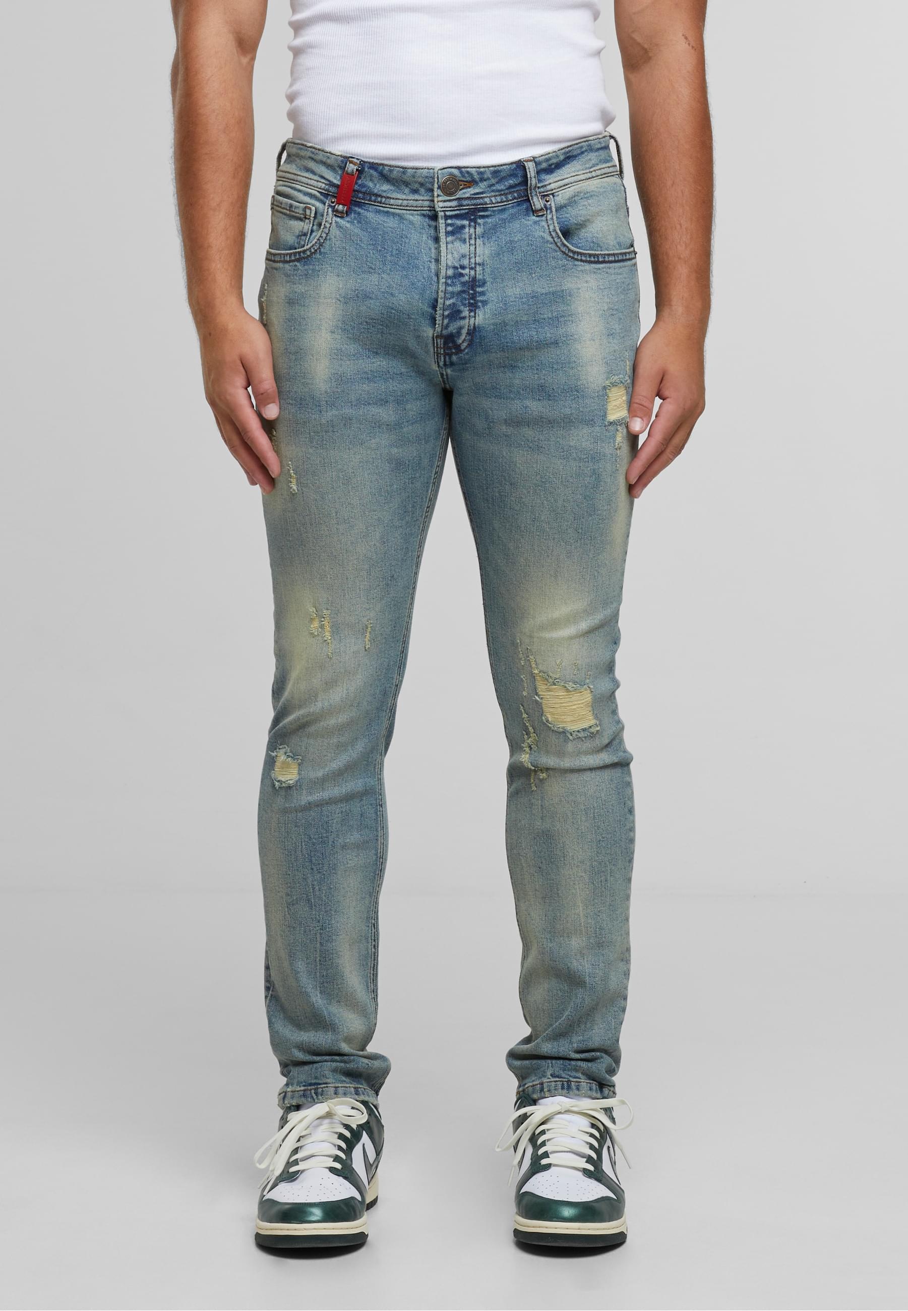 2Y Premium Bequeme Jeans »2Y Premium 2Y CARLOS DESTROYED SLIM FIT JEANS«