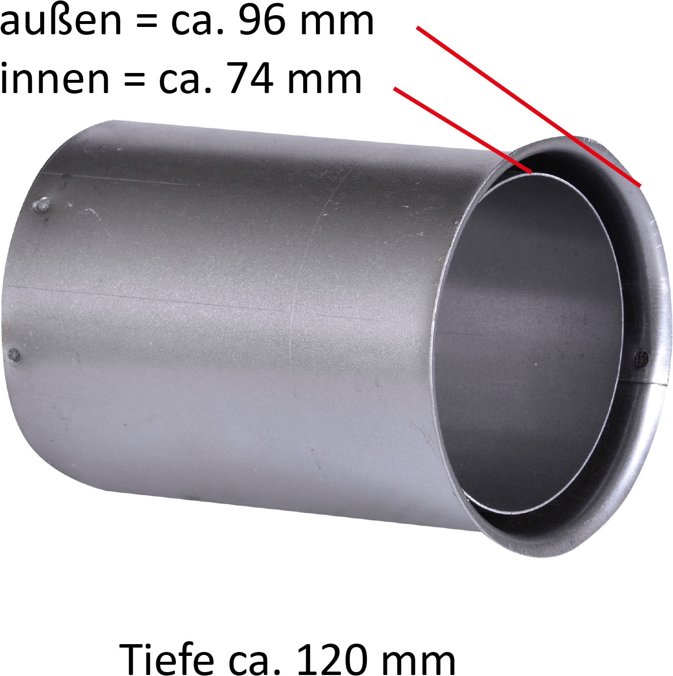 Hanseatic Ofenrohr »Pelletofenrohr-Set, schwarz, 80 mm« 7 tlg.