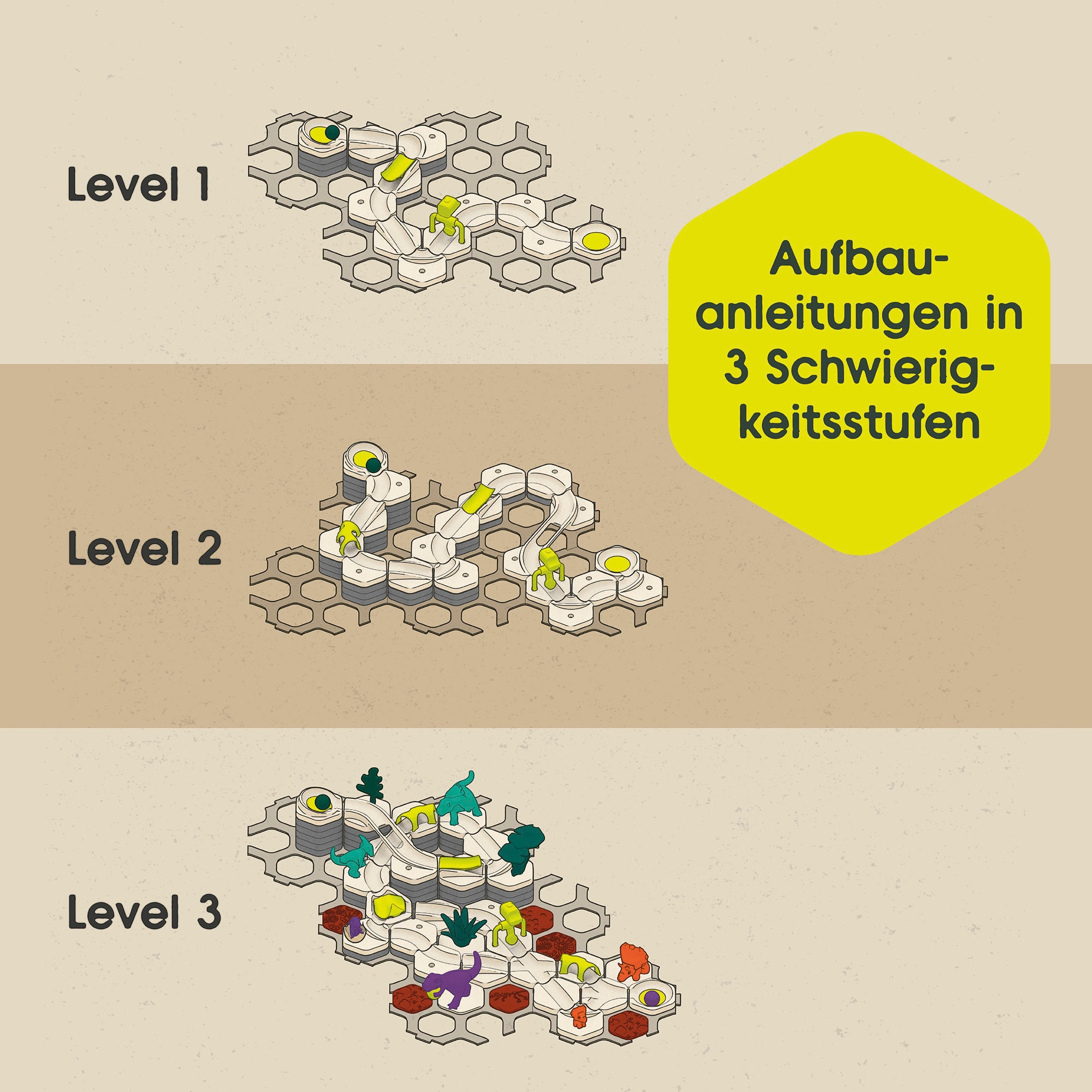 Ravensburger Kugelbahn-Bausatz »GraviTrax Junior Starter-Set L Dino« Made in Europe