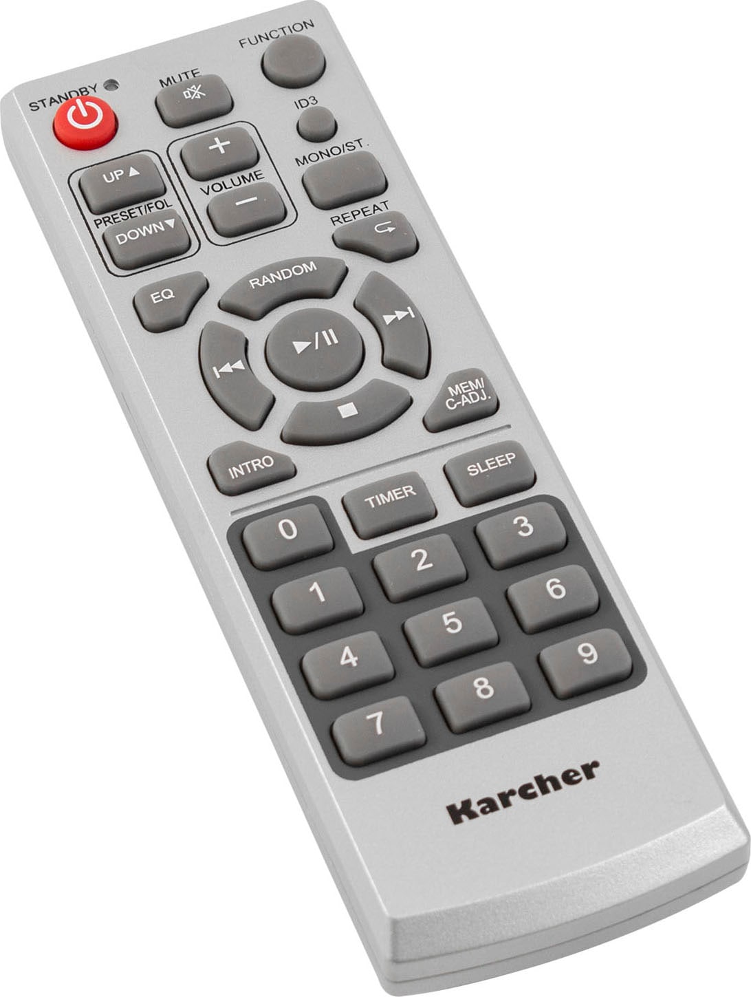 Karcher Microanlage »MC 6550(N)«, (FM-Tuner), CD/MP3 Player, Kassette, LCD Display mit Hintergrundbeleuchtung