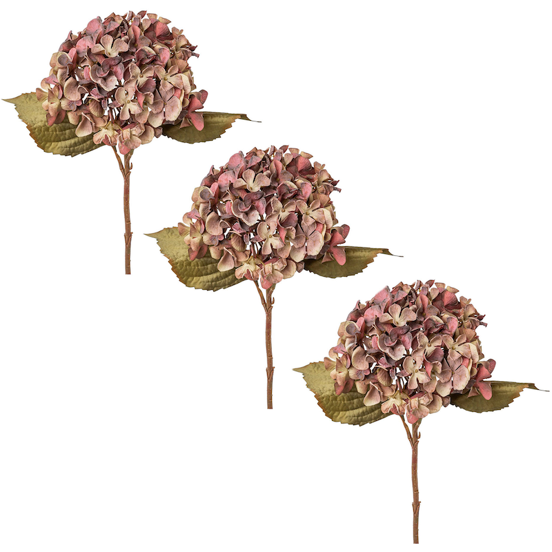 CREATIV GREEN Kunstblume »Hortensie« mauve Obermaterial: 70% Polyester, 30% Kunststoff