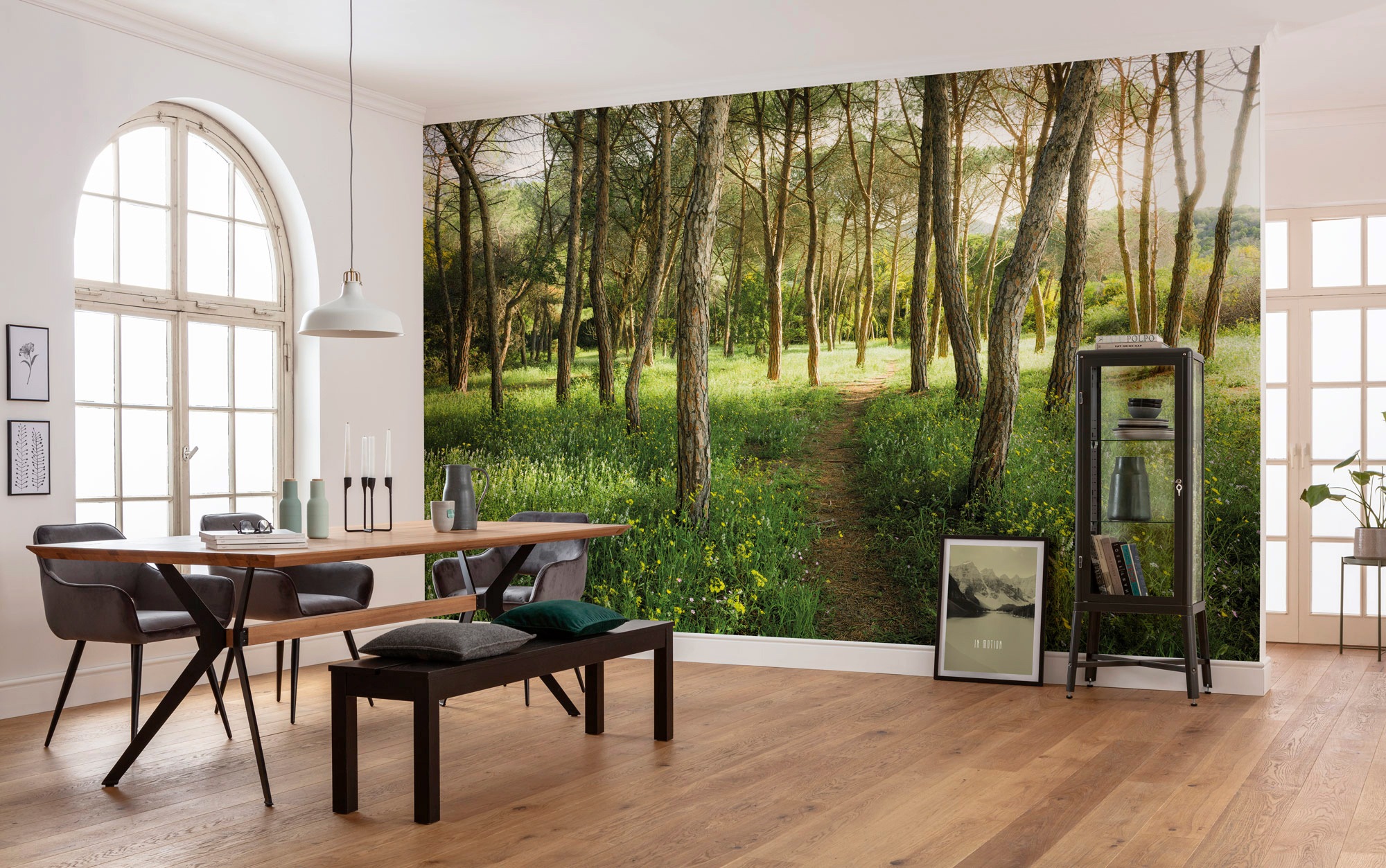 Komar Fototapete Blütenzauberwald B/L: ca. 450x280 cm günstig online kaufen