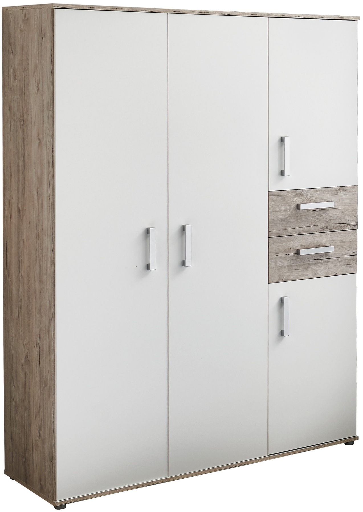 arthur berndt Babyzimmer-Komplettset »Bente«, (Set, 3 tlg., Kinderbett, Schrank, Wickelkommode), Made in Germany; mit Kinderbett, Schrank und Wickelkommode