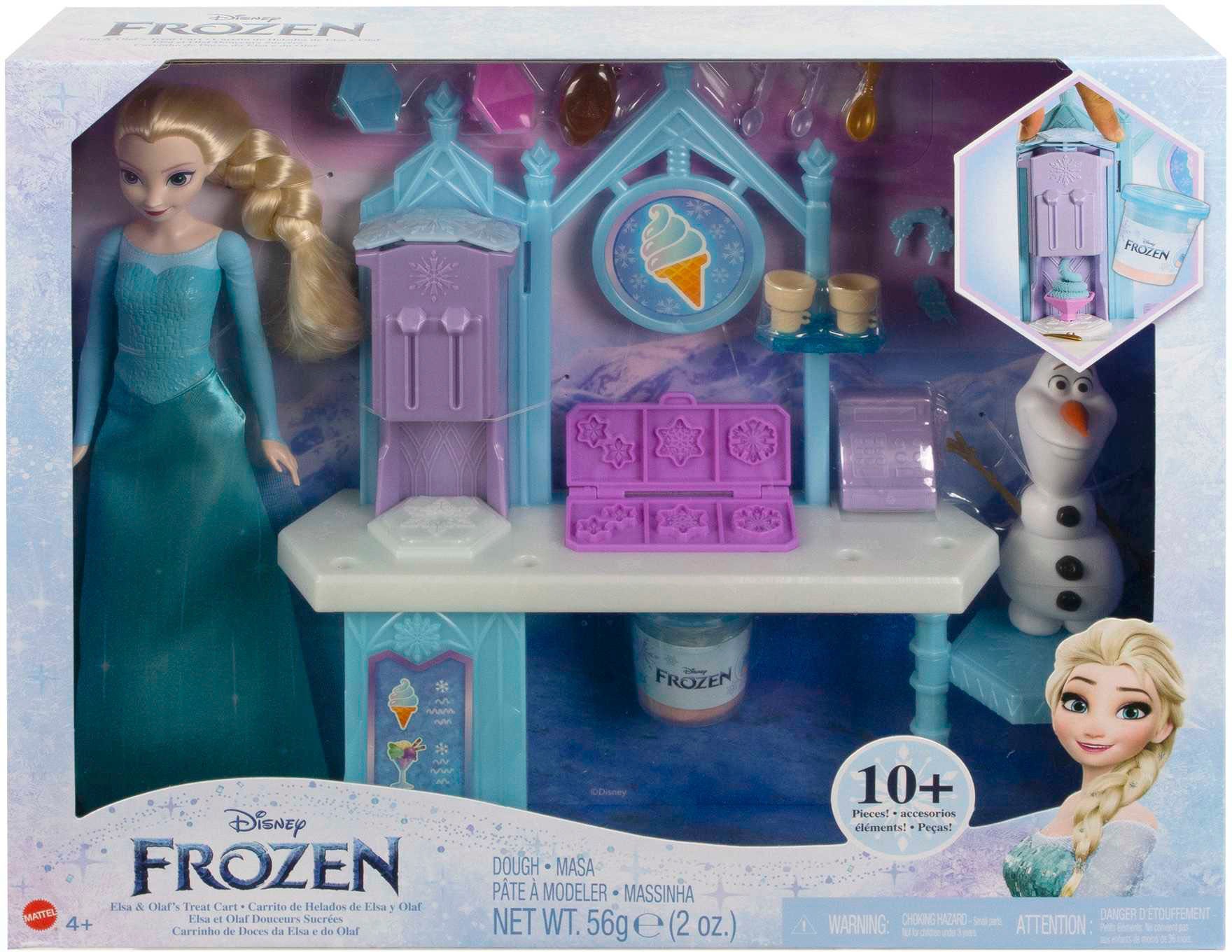 Mattel® Anziehpuppe »Disney Die Eiskönigin, Elsas und Olafs Eiscreme-Stand«