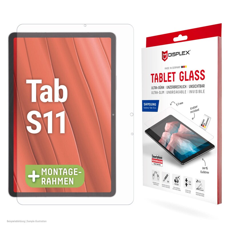 DISPLEX Displayschutzglas »Tablet Glass Screen Protector« für Samsung Galaxy Tab S11 Displayschutzfolie, Schutzfolie, Bildschirmschutz, kratz- &...