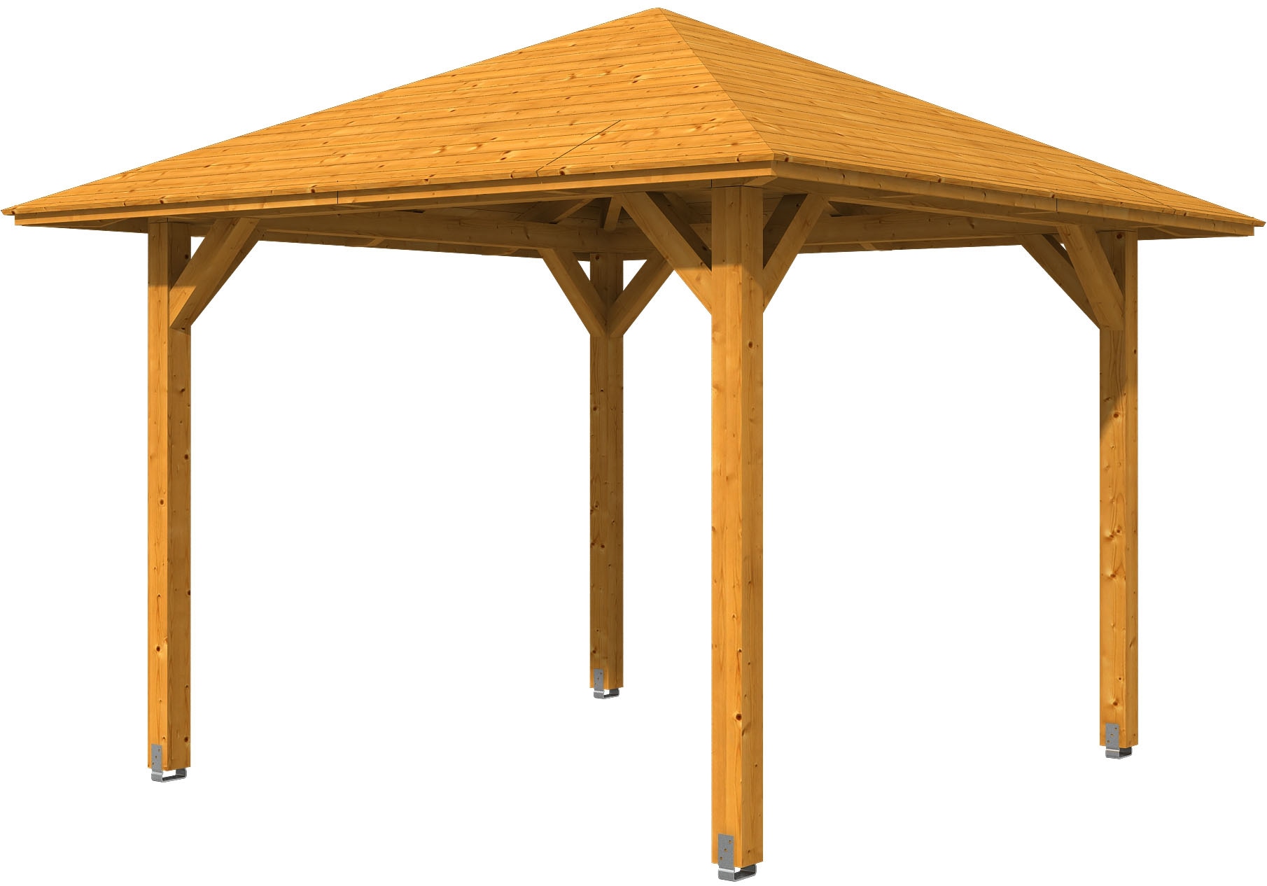 SKANHOLZ Holzpavillon »Cannes 1« Leimholz, 294 x 294 cm