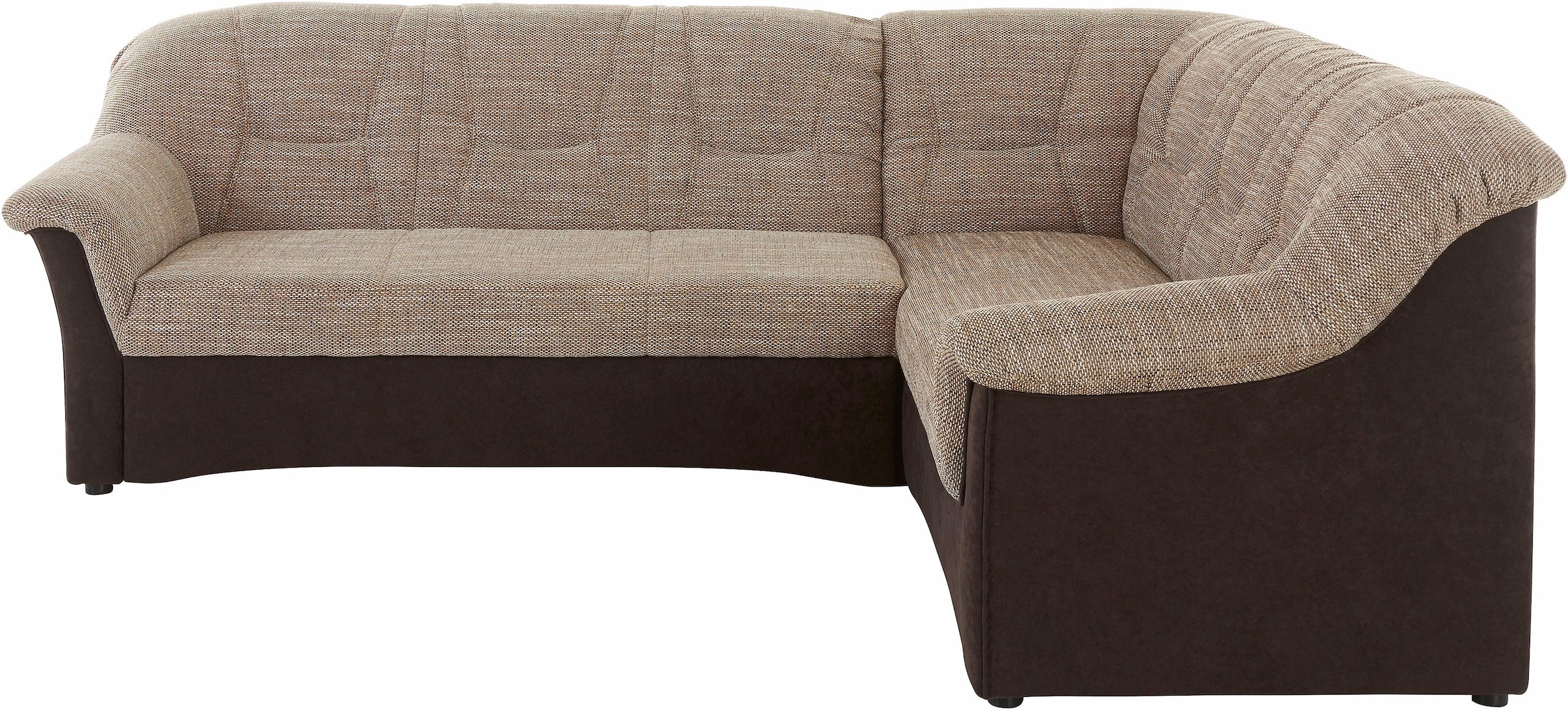 DOMO collection Ecksofa »Sarafina zeitlos und komfortabel, optional mit Federkern, L-Form«, wahlweise mit Bettfunktion