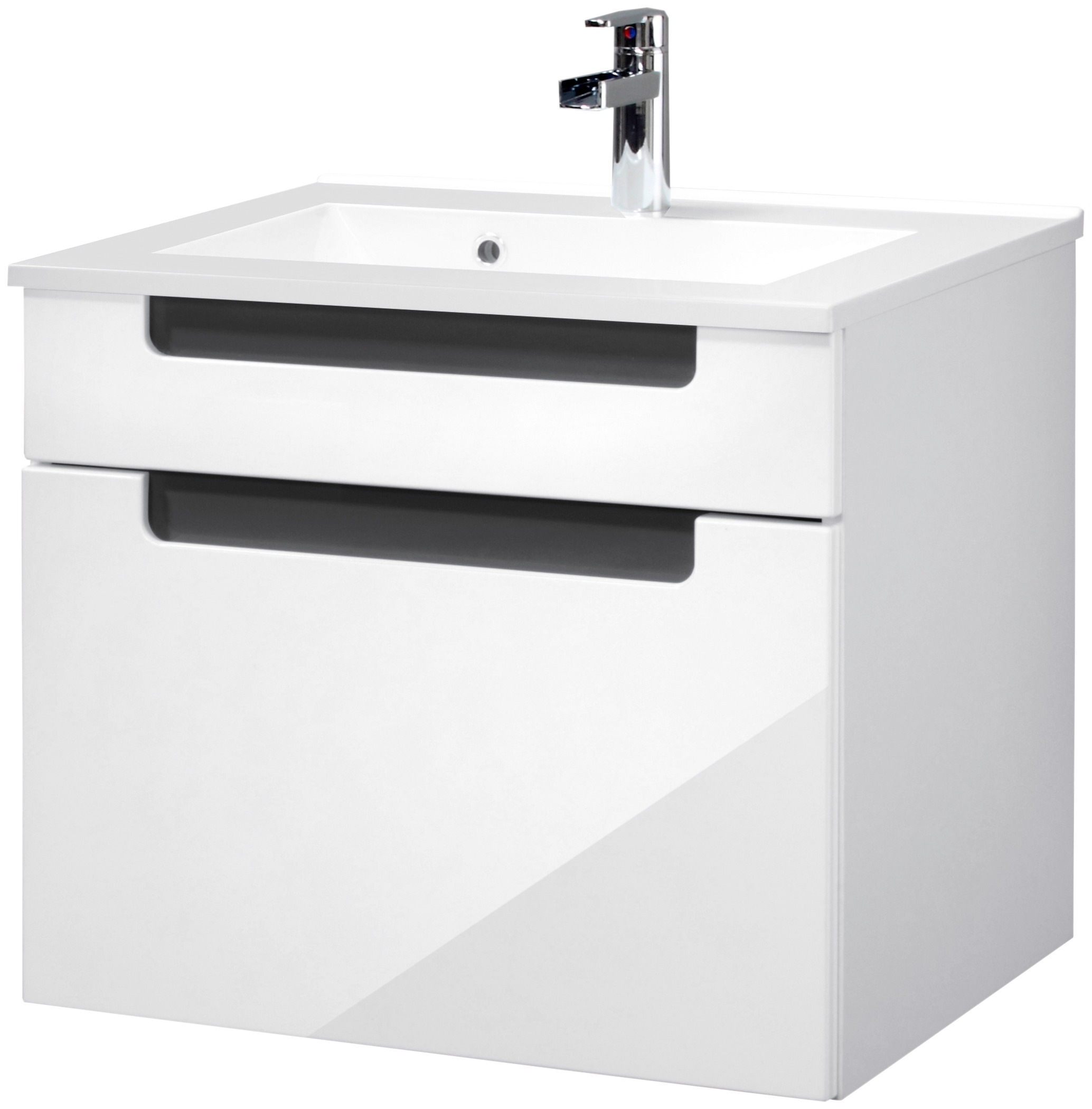 welltime Badmöbel-Set »Siena«, (2 St.), Spiegelschrank inklusive LED-Beleuchtung, Breite 60 cm