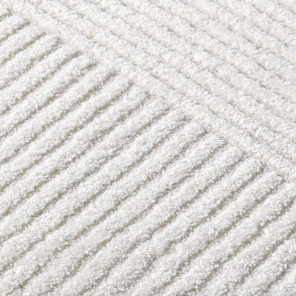 Carpet City Teppich »LOUNGE 0632«, rechteckig, 15 mm Höhe, Kurzflor-Teppich Modern, Hoch-Tief-Struktur, Wohnzimmer, Schlafzimmer