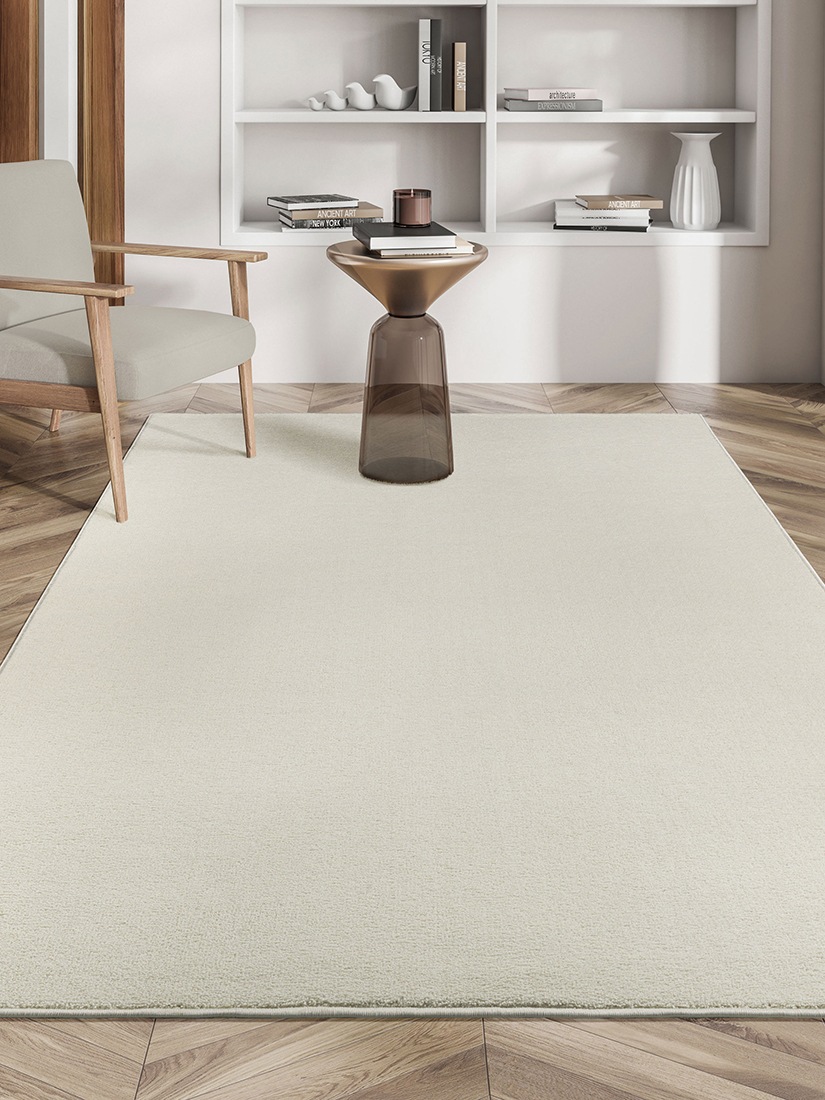 the carpet Teppich »Suez«, rechteckig, 14 mm Höhe, weicher Wohnzimmer Teppich Anti-Rutsch Rücken