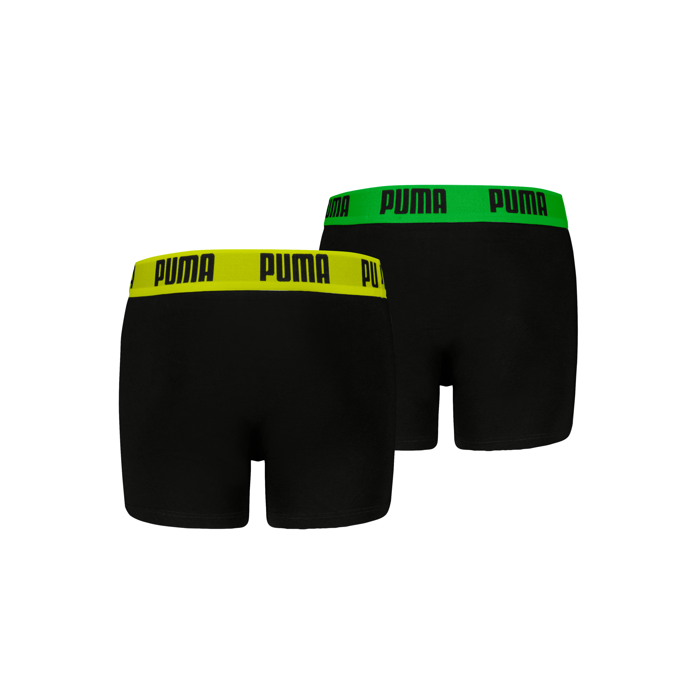 PUMA Boxershorts »PUMA BOYS EVERYDAY BASIC BOXERS 2P« Packung, 2er Pack,  Boys, mit Logobund, elastisch