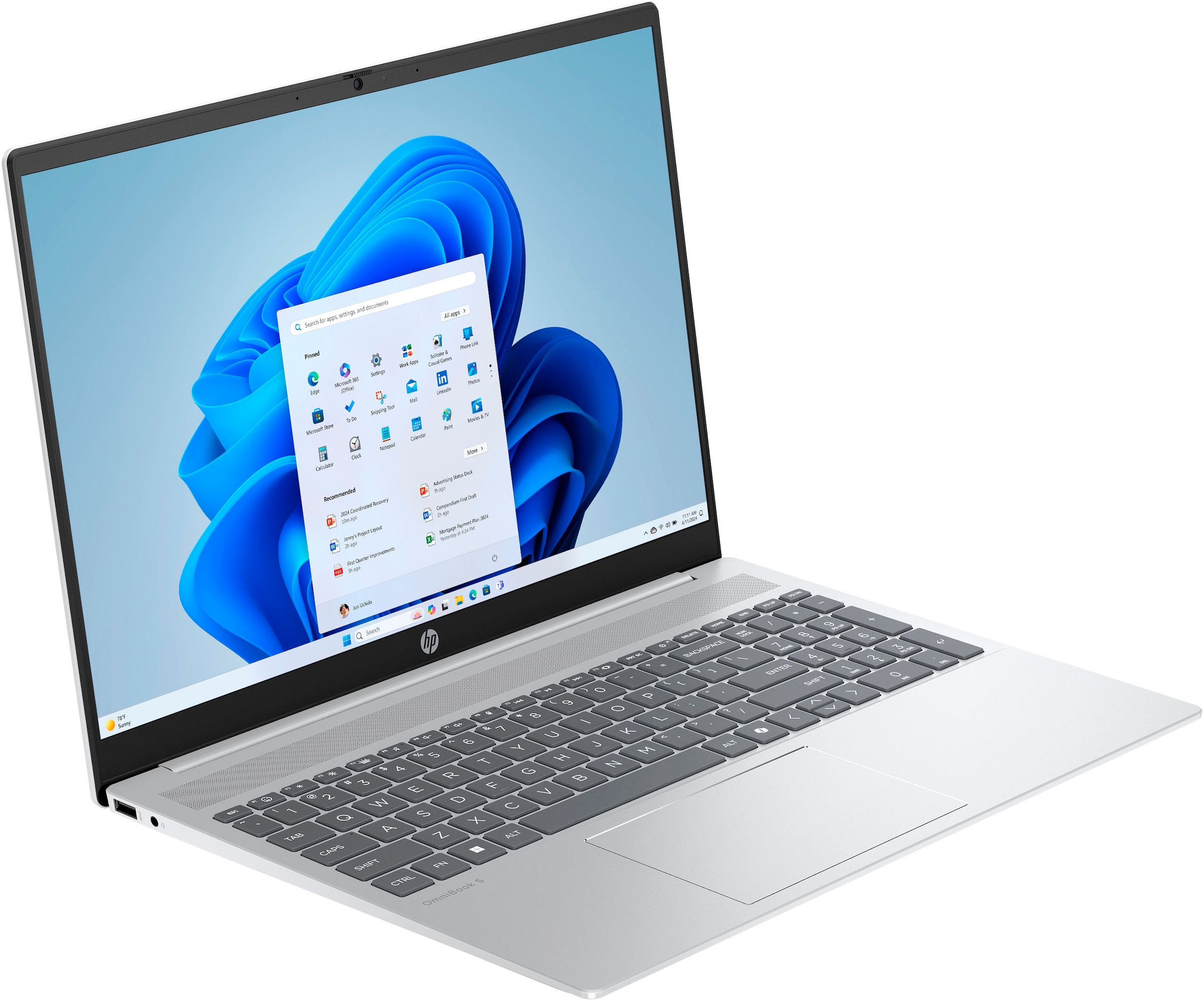 HP Notebook »OmniBook 5 16-af1252ng«, 40,64 cm, / 16 Zoll, Intel, Ultra 5, Intel Graphics, 512 GB SSD