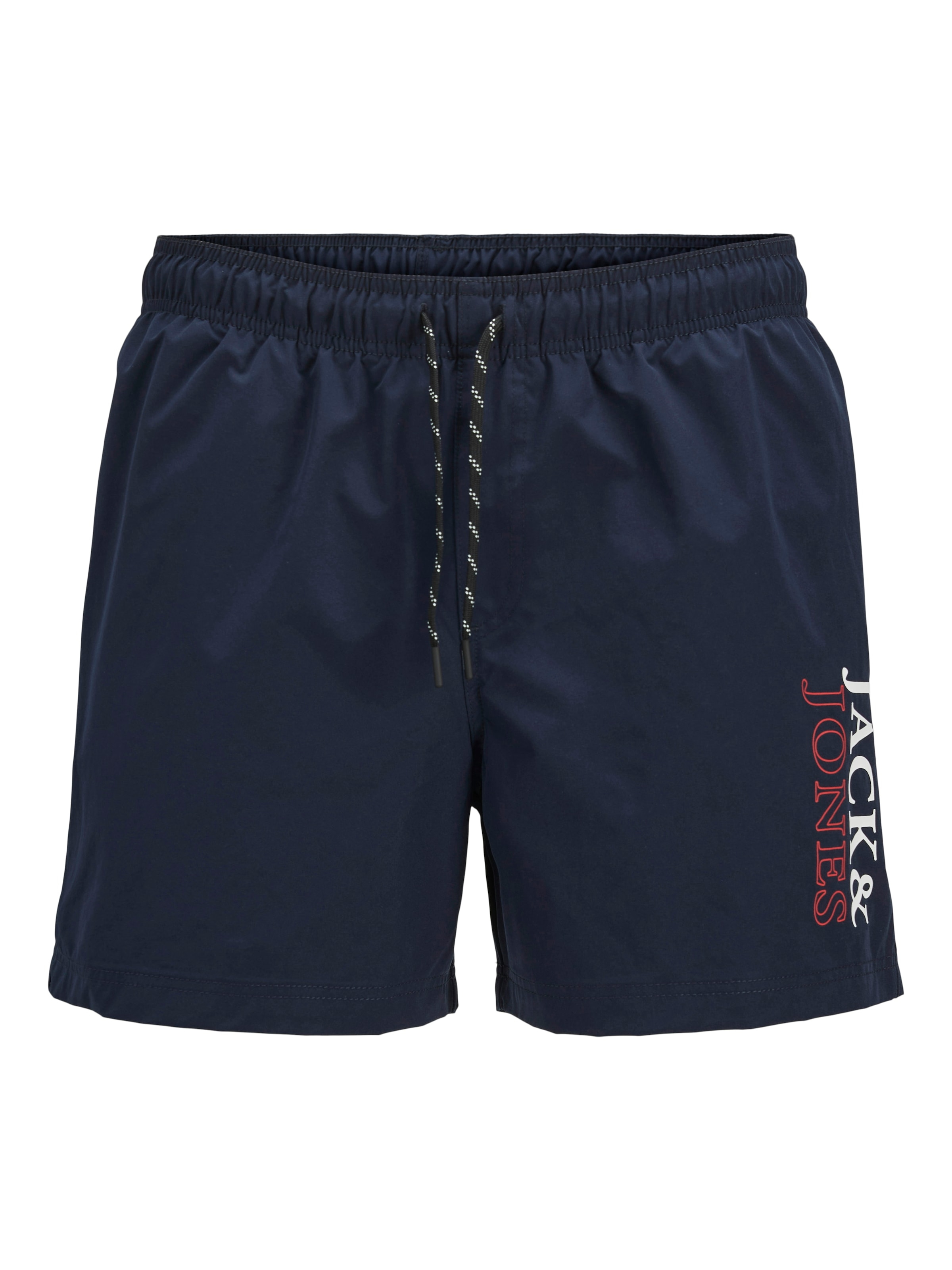 Jack & Jones Junior Badeshorts »JPSTMAUI JJSWIM DOUBLE LOGO AKM SN JNR«, mit coolem Logoprint auf dem Bein