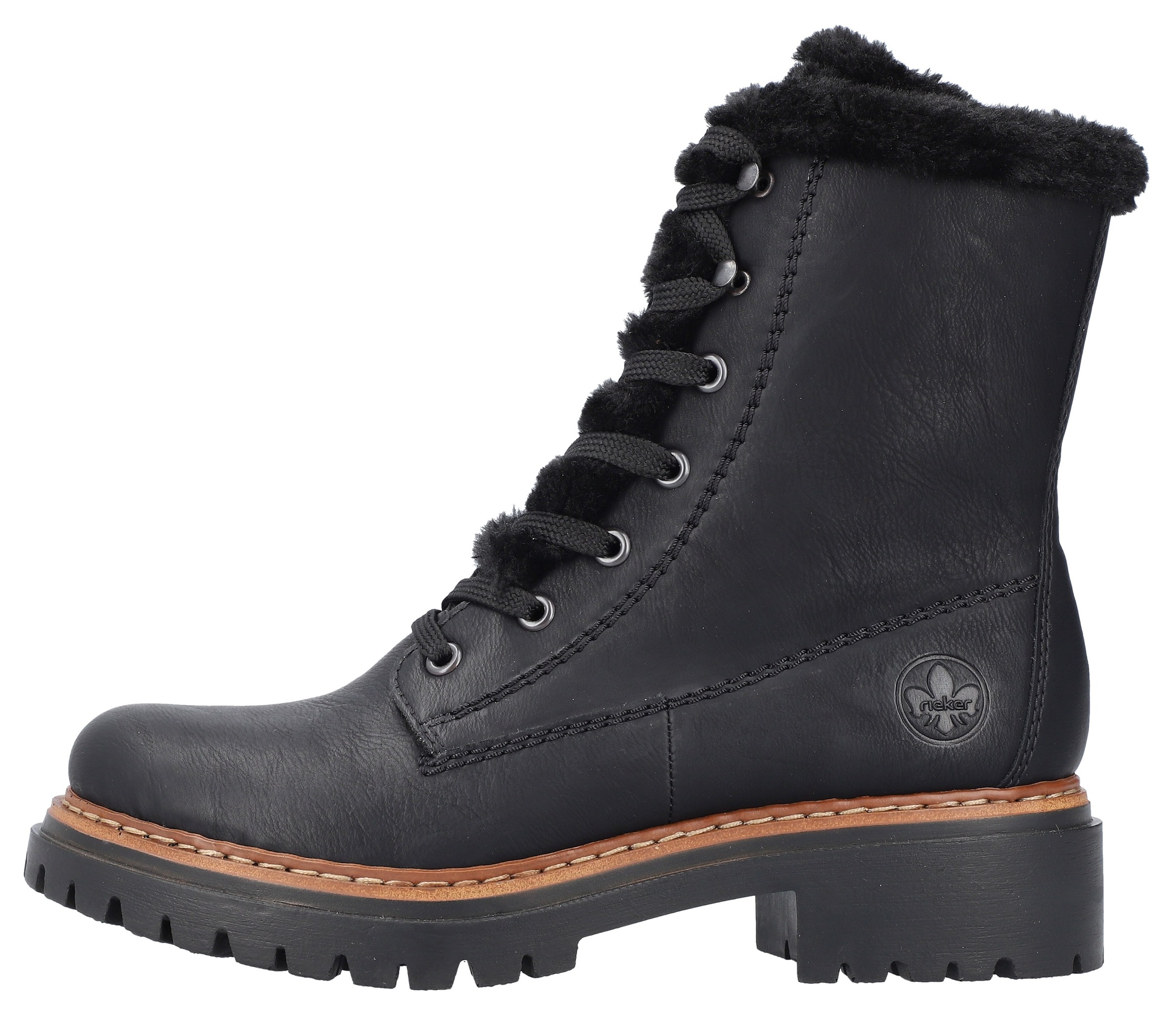 Rieker Winterstiefelette, Schnürboots, Profilsohle -150 Jahre Rieker Jubiläumsartikel