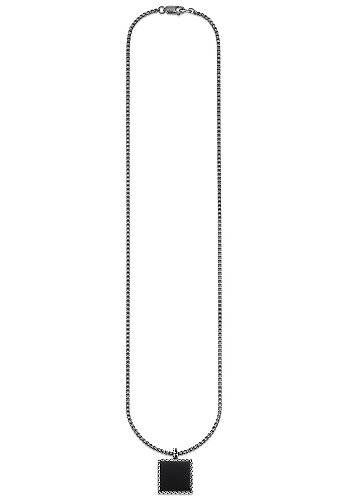 HECHTER PARIS Kette mit Anhänger »Schmuck Geschenk Silber 925 Halsschmuck Halskette Venezianer Stein«, mit Onyx oder Tigerauge