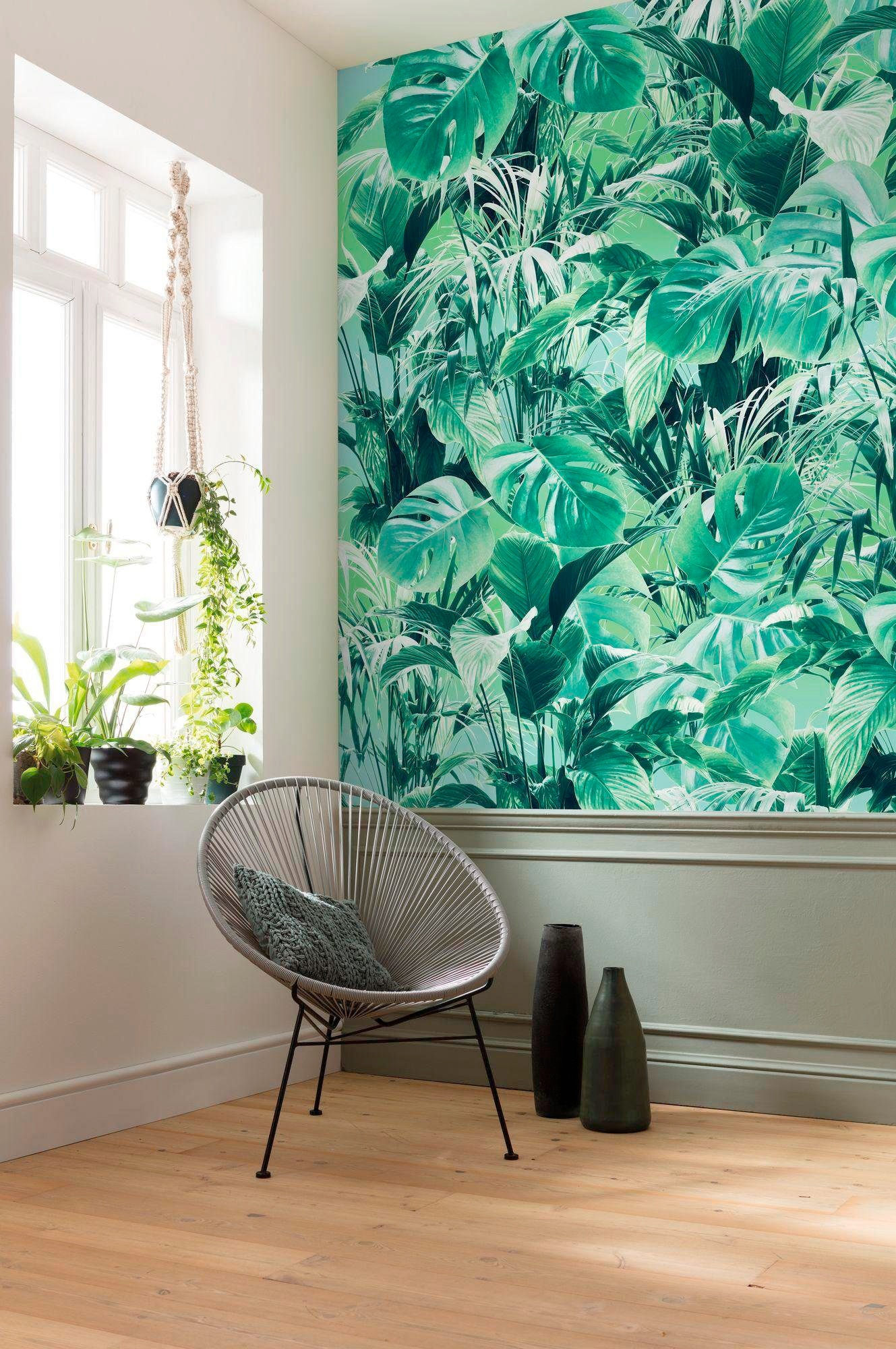 Komar Vliestapete »Digitaldruck Vlies - Evergreen - Größe 200 x 250 cm«, bedruckt, Wohnzimmer, Schlafzimmer