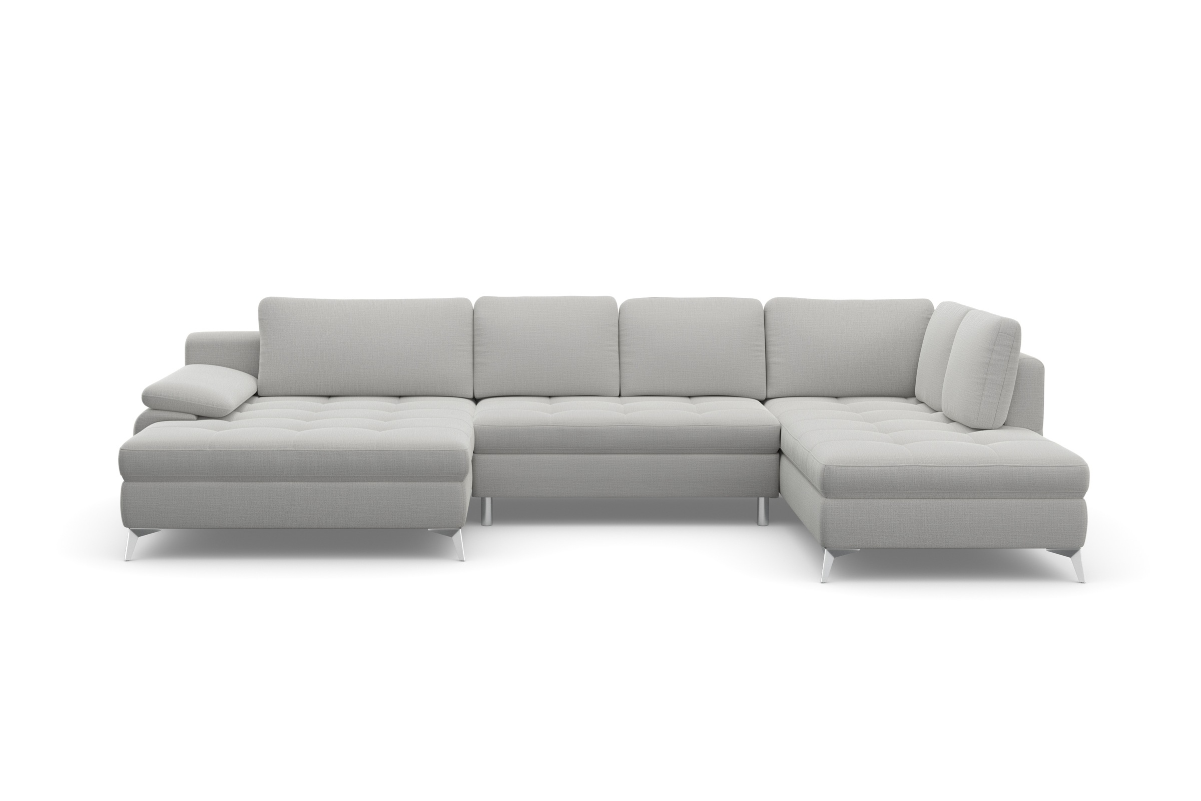 sit&more Wohnlandschaft »Latigo U-Form«, mit Mega-Recamiere, wahlweise mit Bettfunktion und Bettkasten