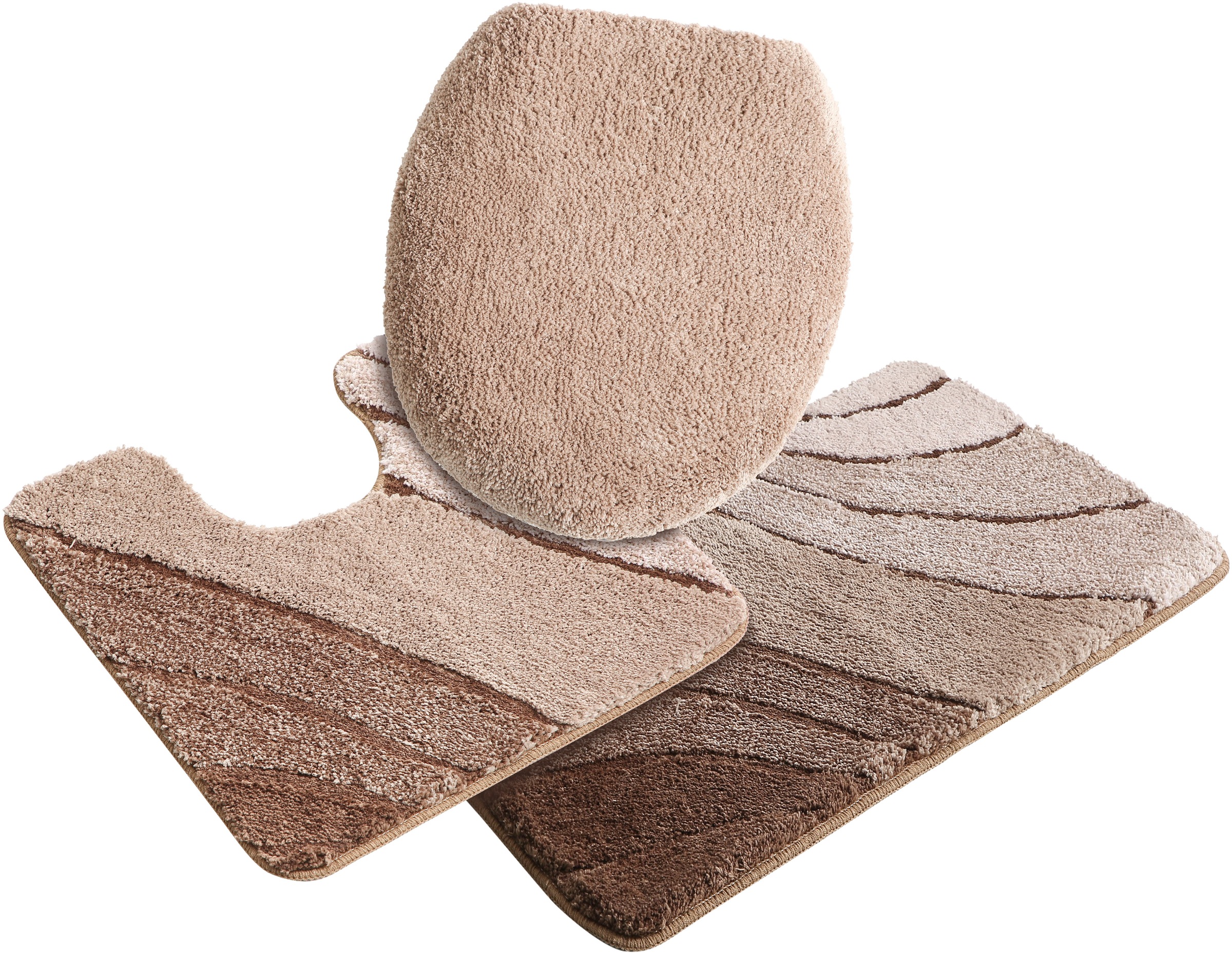 my home Badematte »Josie, Badvorleger, Badezimmer Teppich«, rutschhemmend b günstig online kaufen