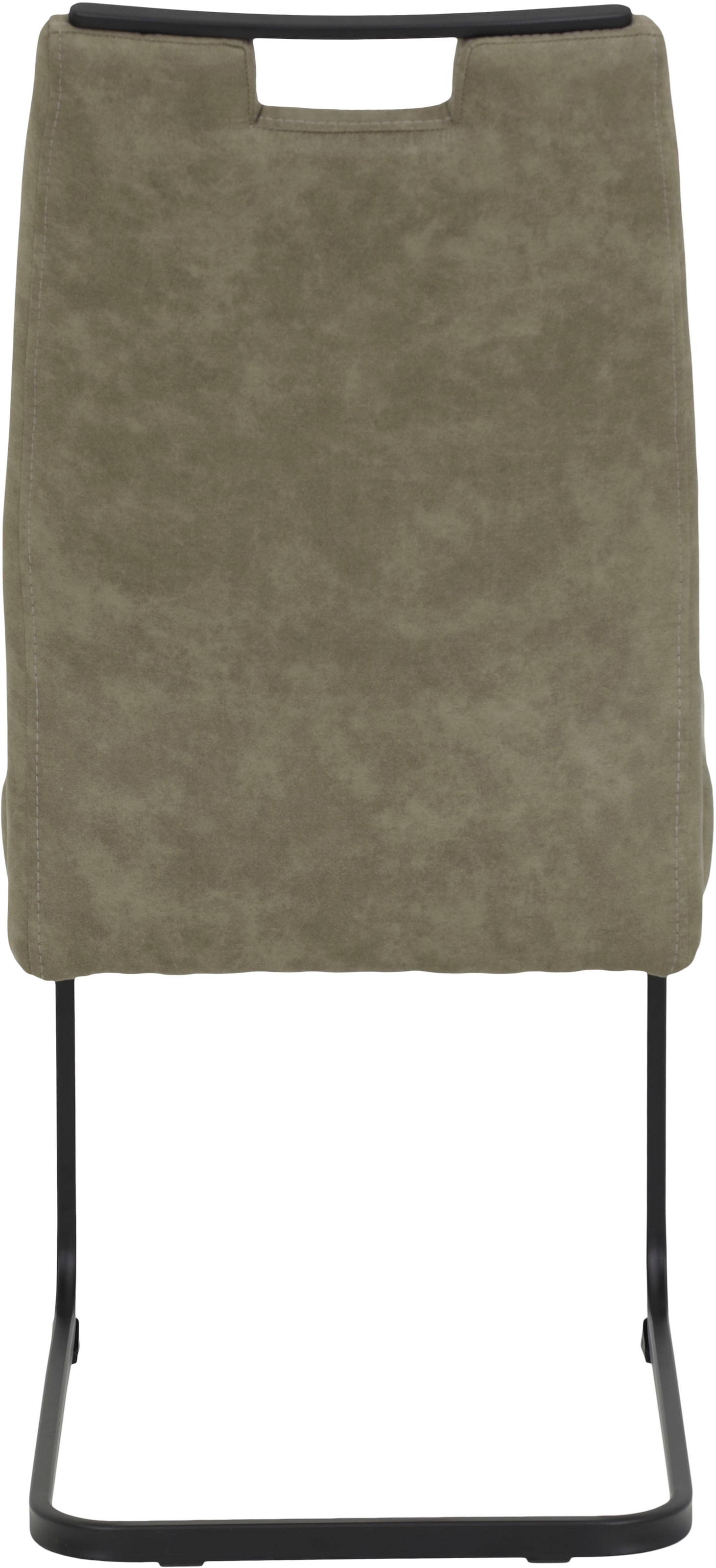 HELA Freischwinger »KERSTIN«, (Set), 2 St., Microfaser VINTAGE-Polyester, Freischwinger, XL Sitzbreite, Griff, Vintage Optik, 140kg belastbar
