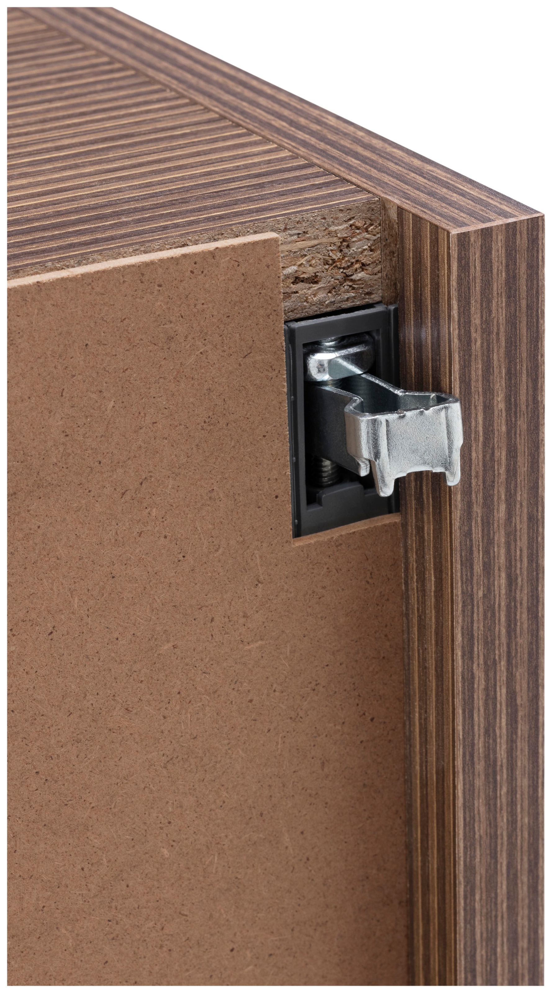 welltime Hängeschrank »Trento, verschiedene Ausführungen und Farben«, Badmöbel, Breite 30 cm, 1 Tür, 2 Einlegeböden, Made in Germany