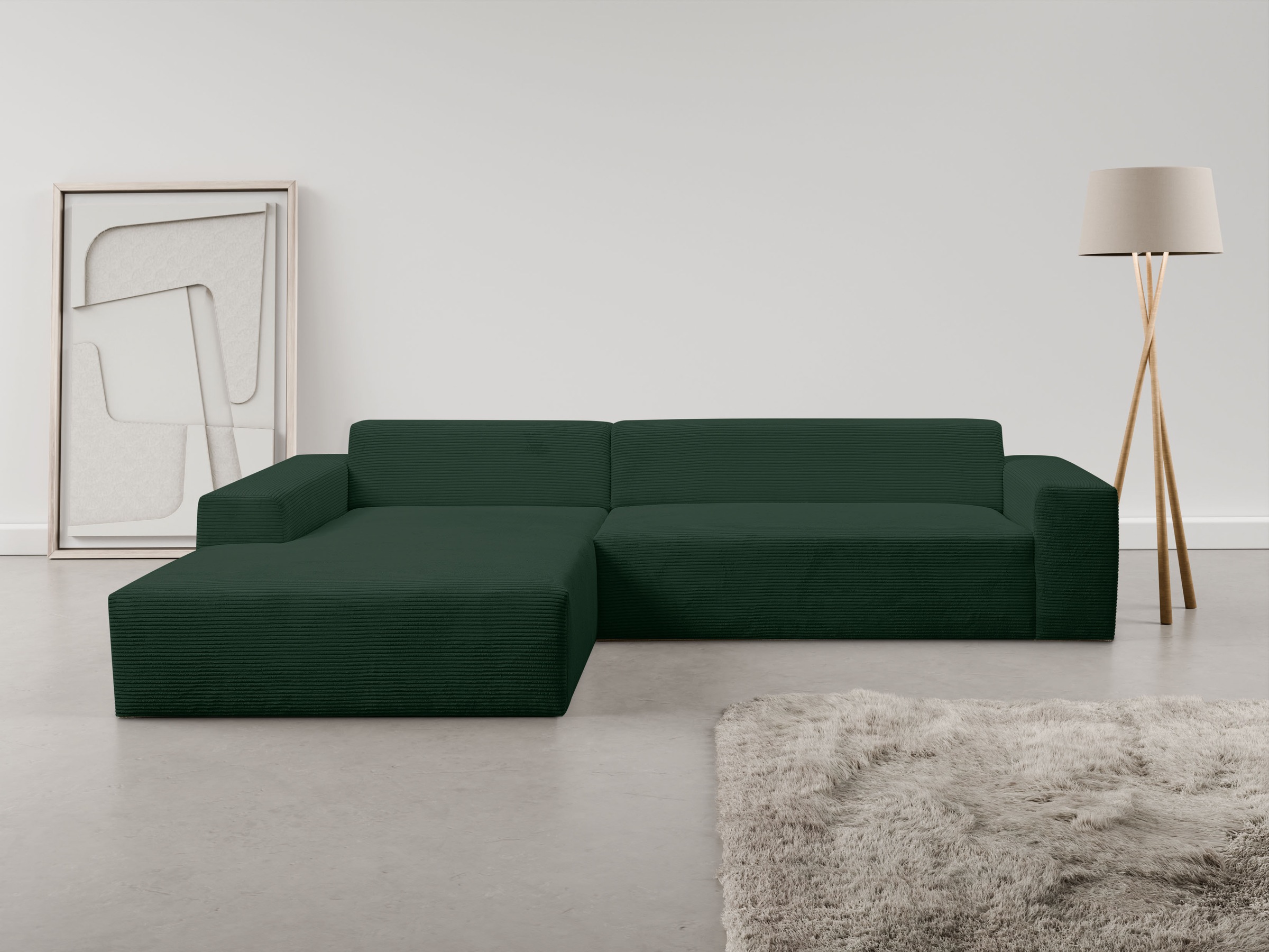 WERK2 Ecksofa »Zeus-XL, Mega-Sofa mit großer Sitztiefe, Stellmaße 311cm x 2 günstig online kaufen