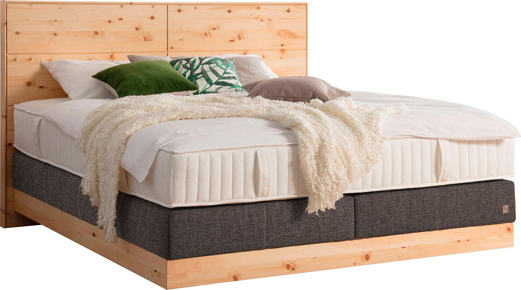 alina Boxspringbett "Chalet", Grand Comfort TF 1000 PM, Zirbenholz natur ge günstig online kaufen