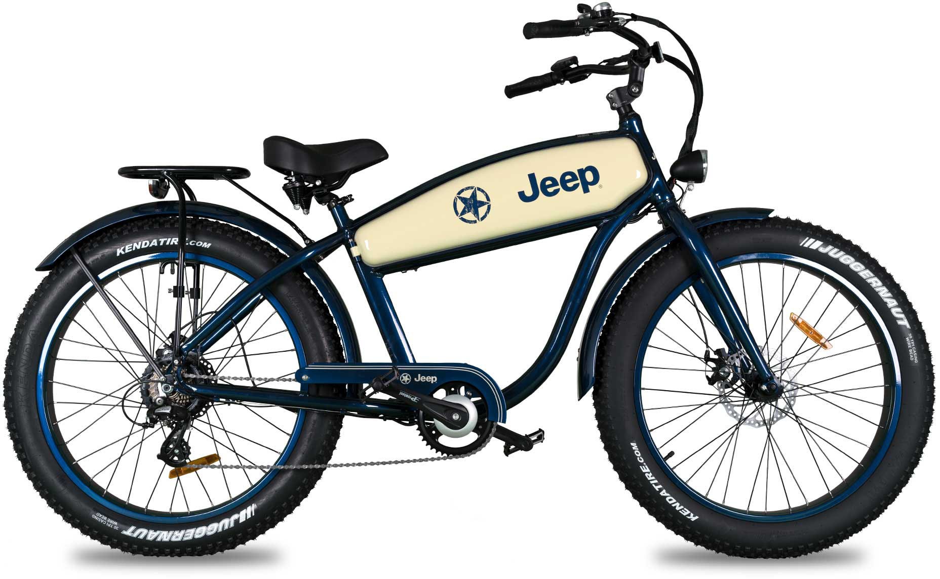 Bild von Jeep E-Bikes E-Bike »CR 7005«, 7 Gang, Heckmotor 250 W, (mit Akku-Ladegerät)