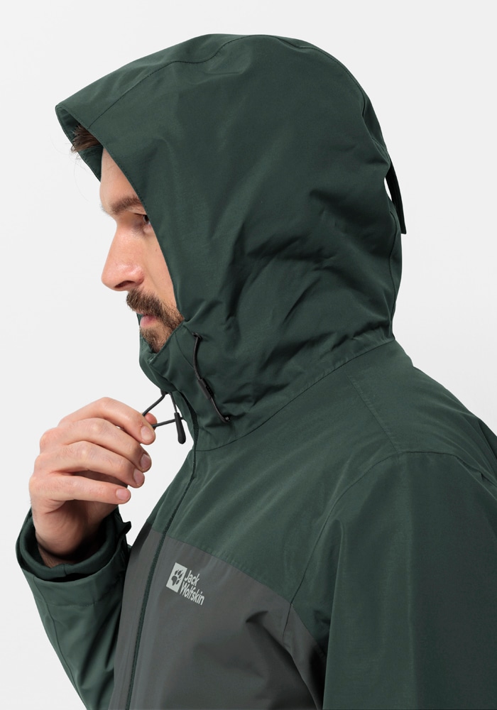 Jack Wolfskin 3-in-1-Funktionsjacke »GLAABACH 3IN1 JKT M«, mit Kapuze