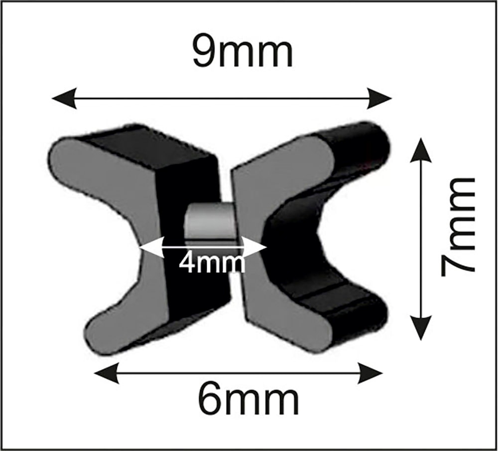 Vision S Schiebegardine »3ER SET BORDEN« Paneelwagen 3 Stk. tlg. HxB: 260x60, Schiebevorhang 3er Set Digitaldruck