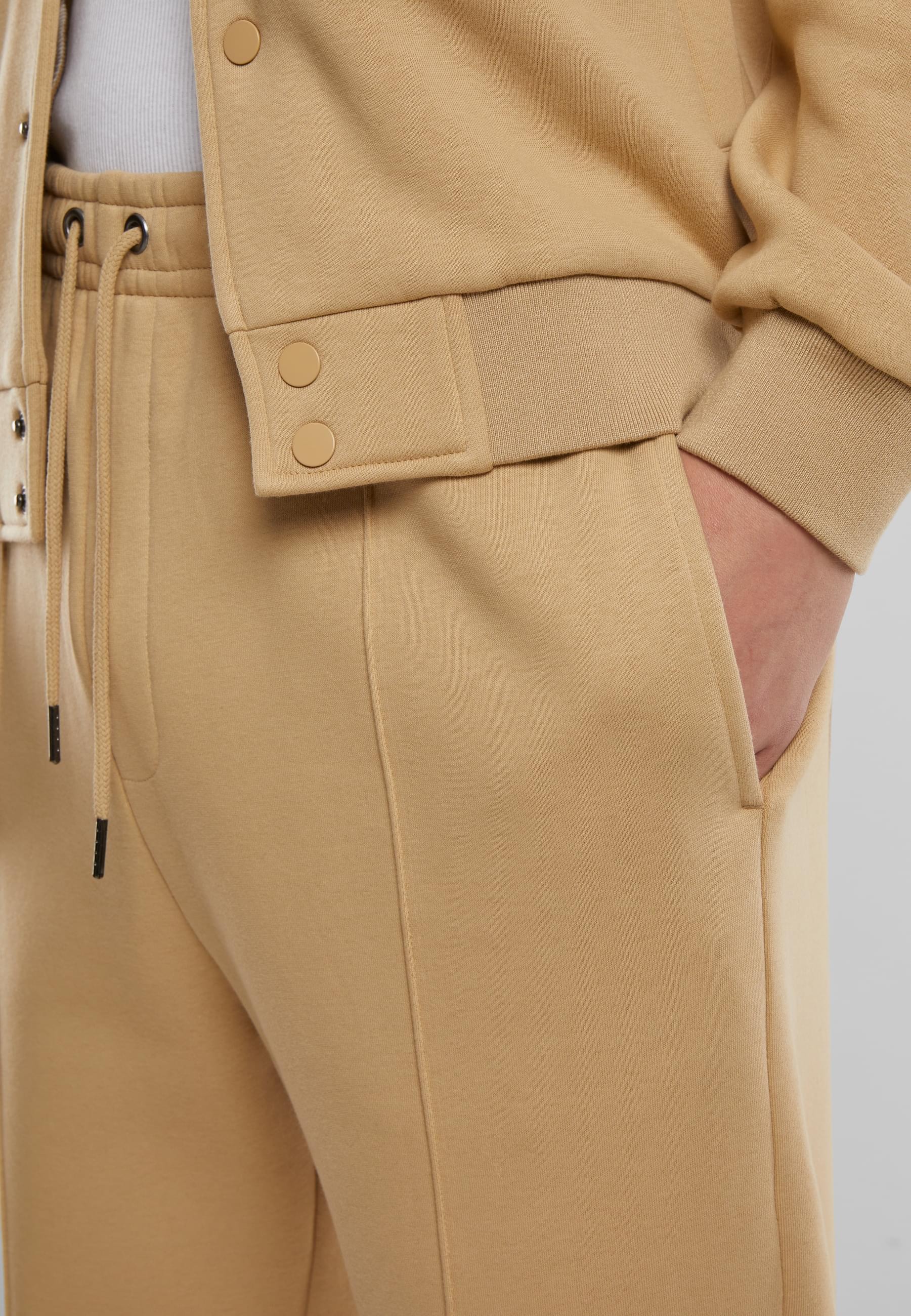 URBAN CLASSICS Stoffhose »Urban Classics Fluffy Pintuck Trackpants«