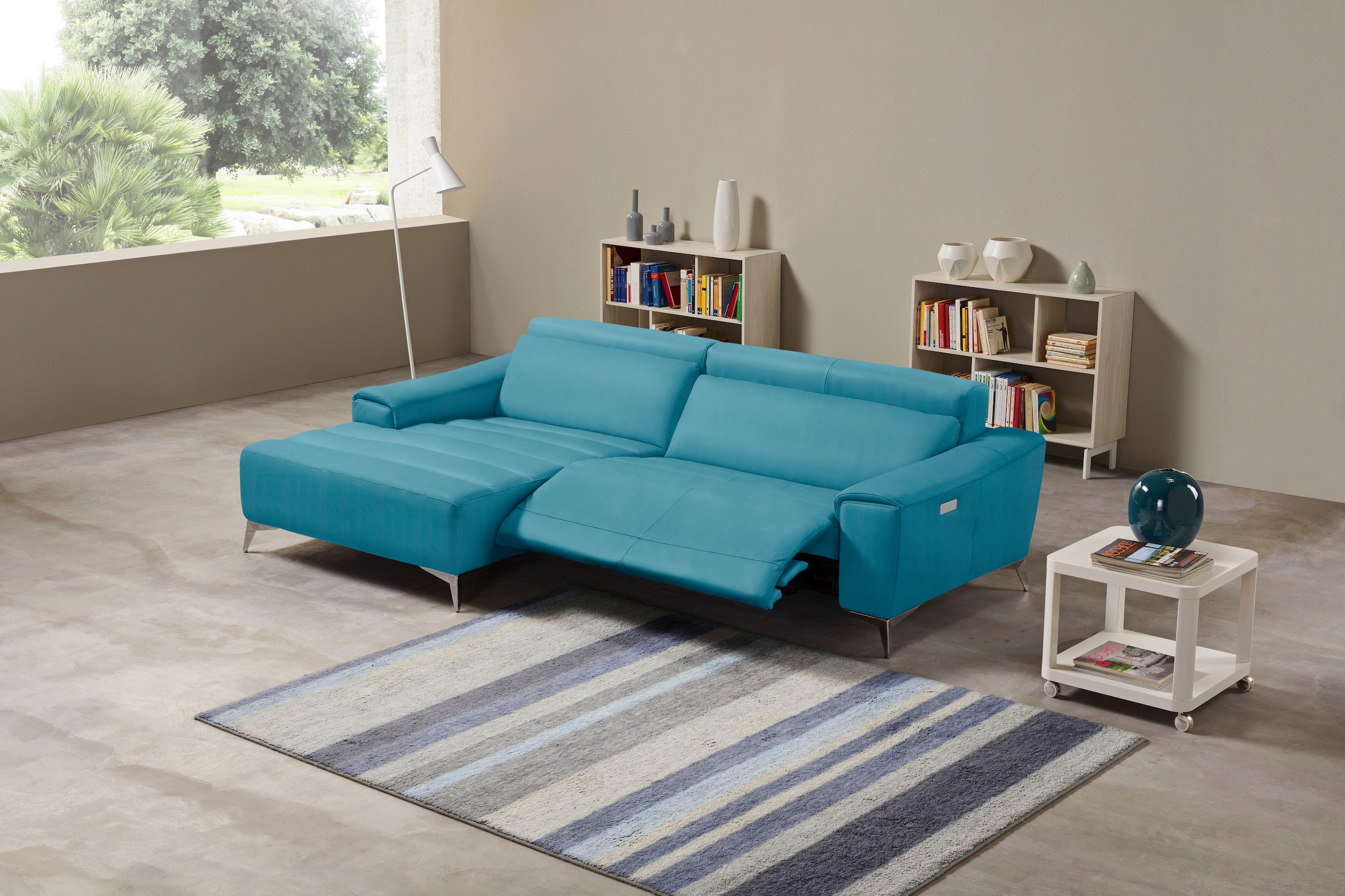 Egoitaliano Ecksofa "Suzette, Designsofa mit hohem Sitzkomfort", mit Recami günstig online kaufen