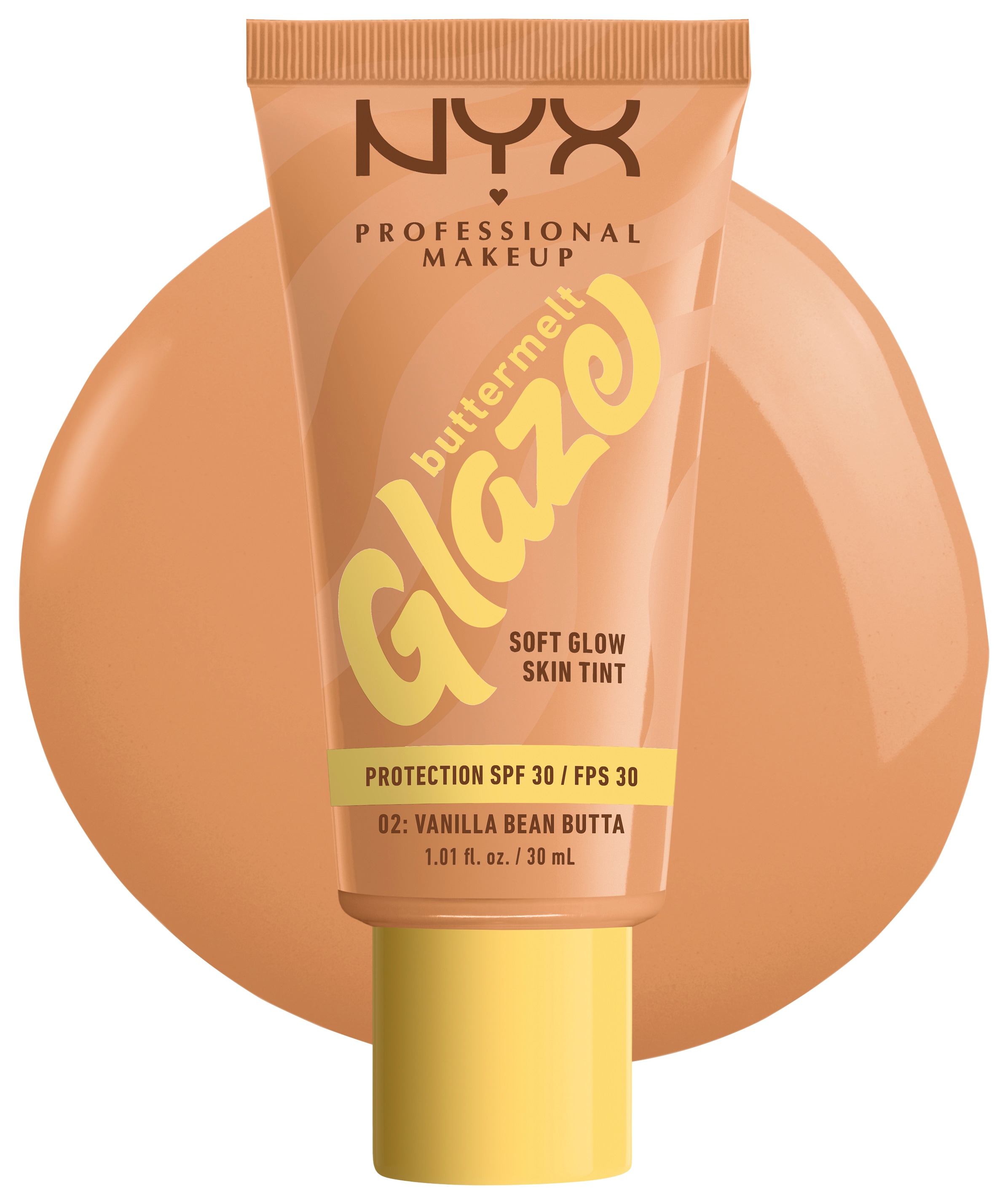 NYX Foundation »NYX Professional Makeup Buttermelt Glaze Foundation LSF 30«