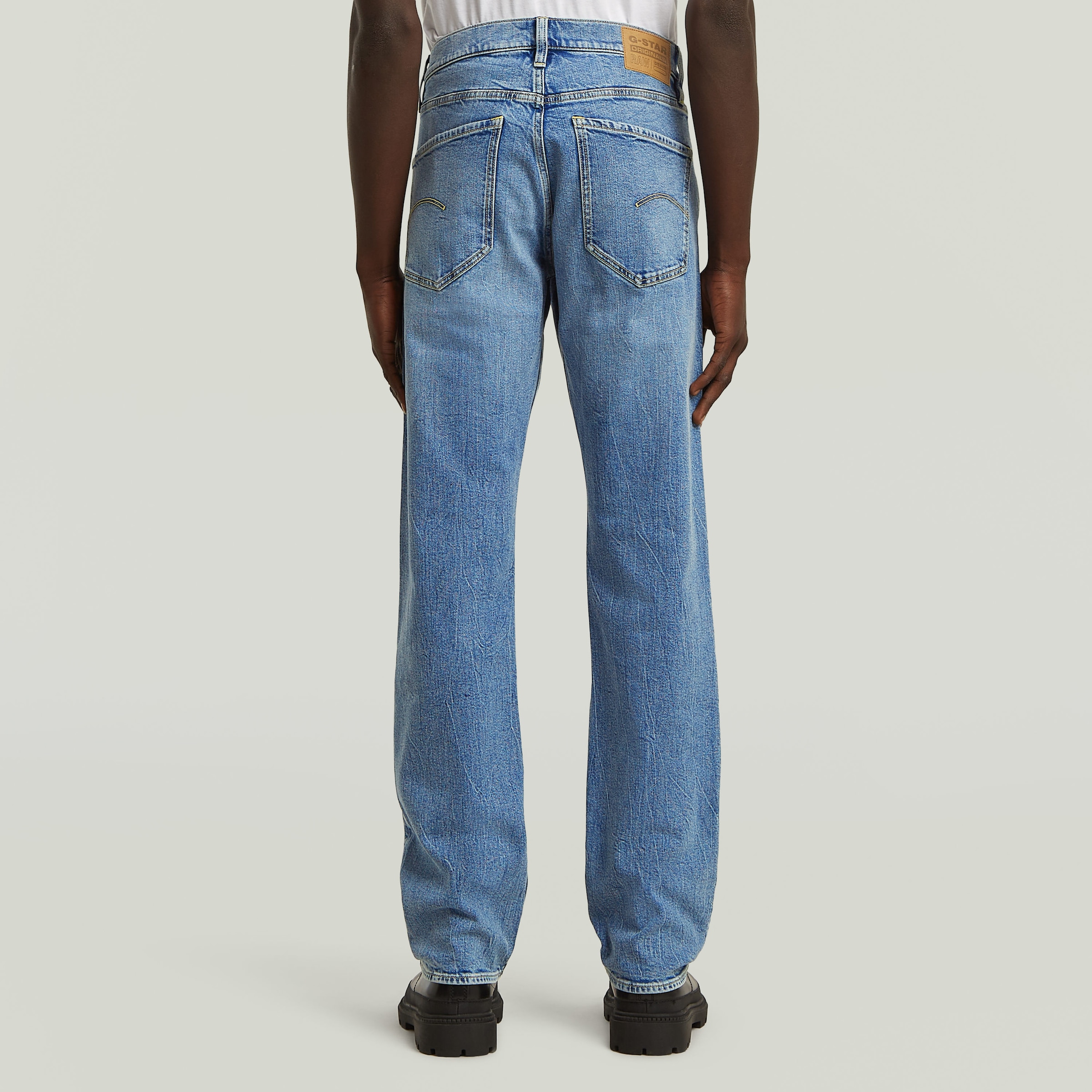 G-STAR Straight-Jeans »Mosa Straight«, mit hellen Nähten