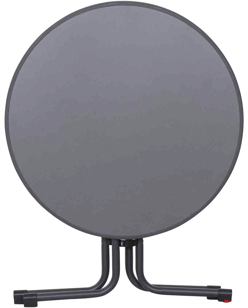 Siena Garden Gartentisch »Paco«, (1 St.), BxTxH: 80x80x71 cm, Stahl / Melamin, matt-anthrazit