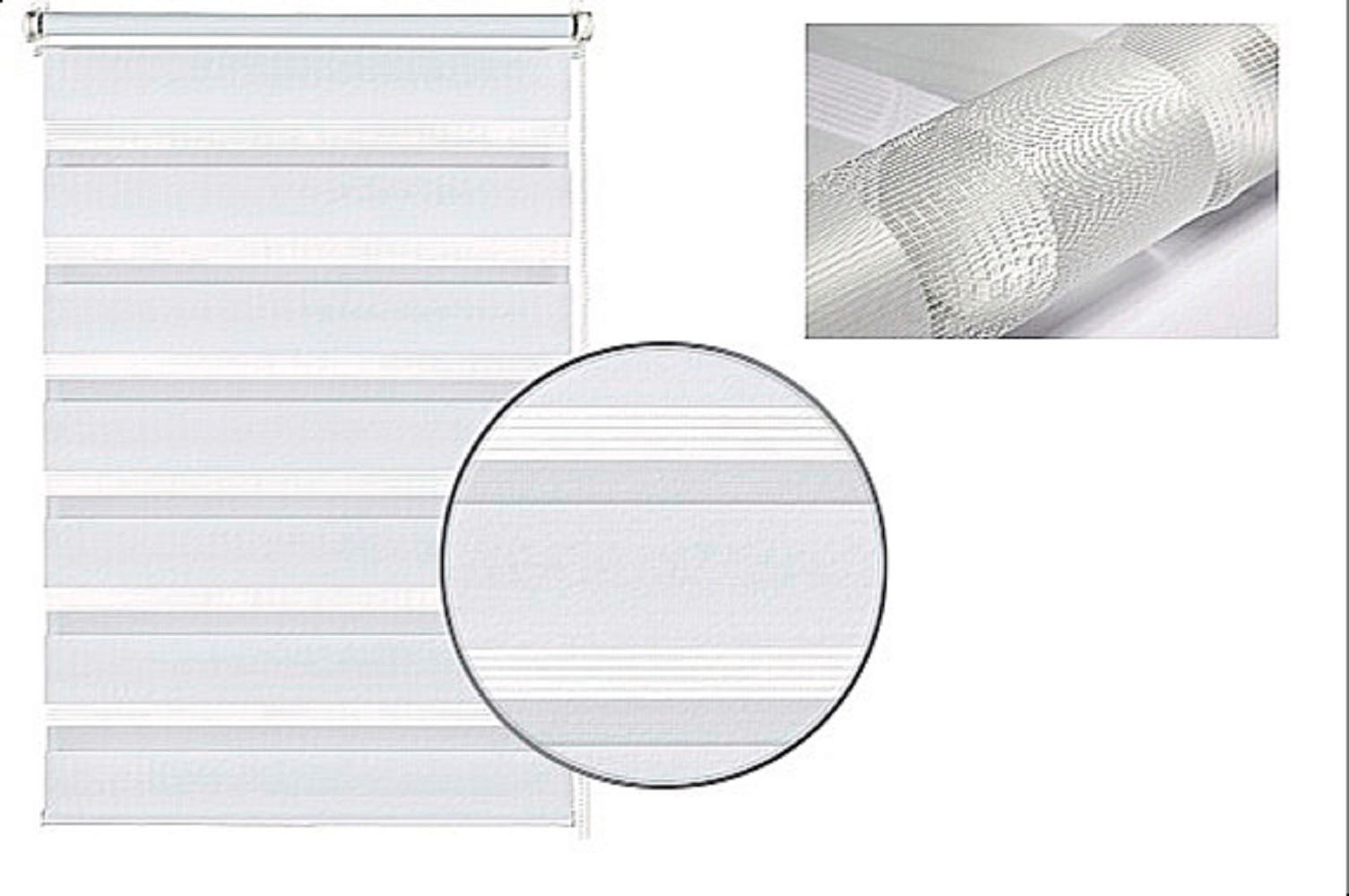 GARDINIA Doppelrollo »Easyfix«, halbtransparent, Sichtschutz, mit Bohren/oh günstig online kaufen