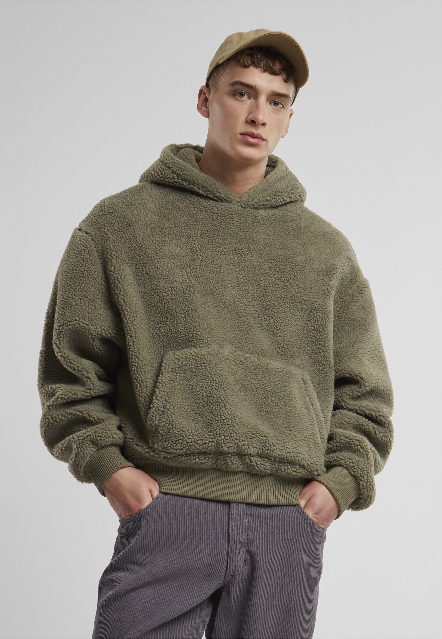URBAN CLASSICS Kapuzenpullover »Urban Classics Oversized Teddy Hoody« 1 Stk.
