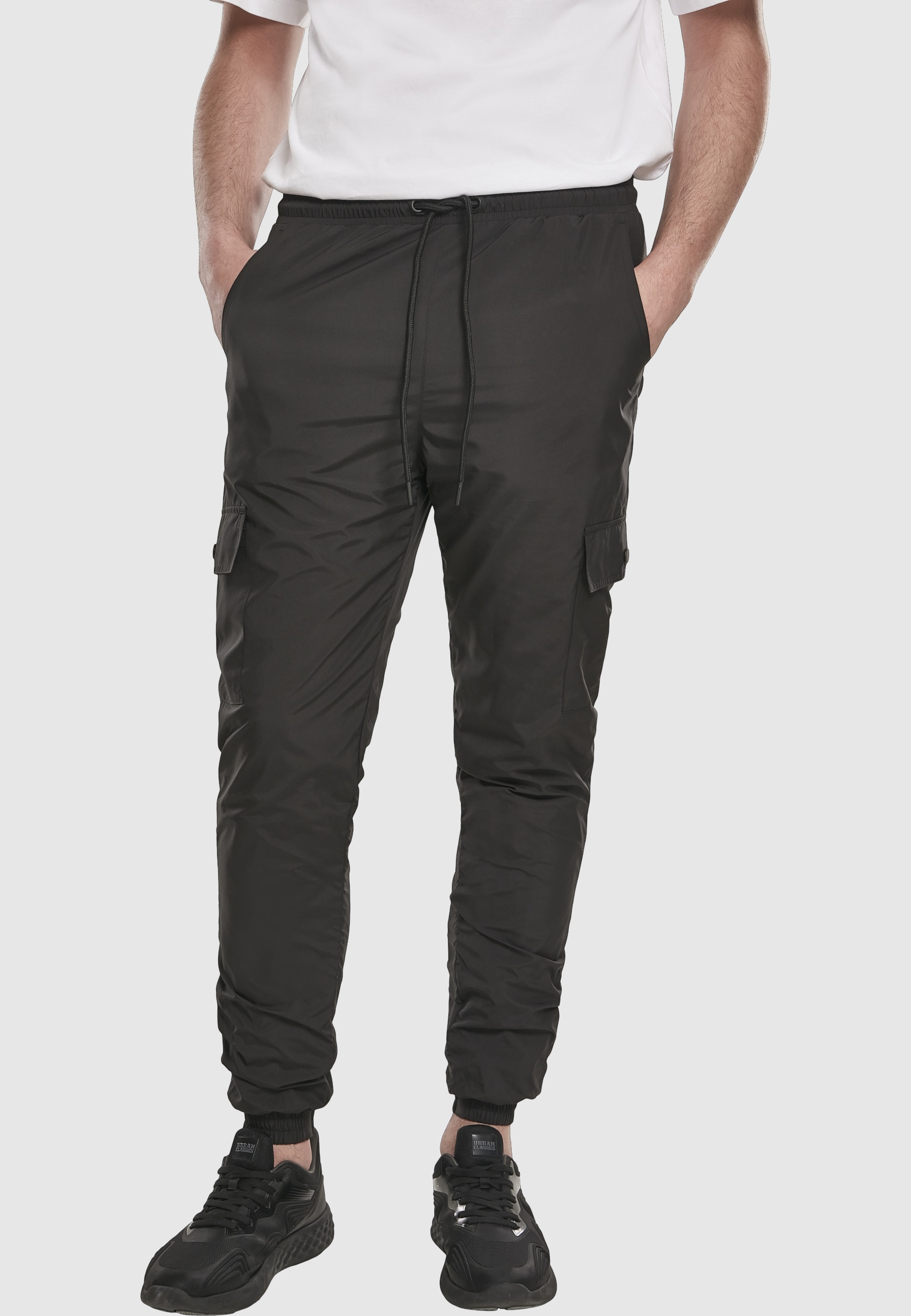 URBAN CLASSICS Stoffhose »Urban Classics Herren Cargo Nylon Track Pants«