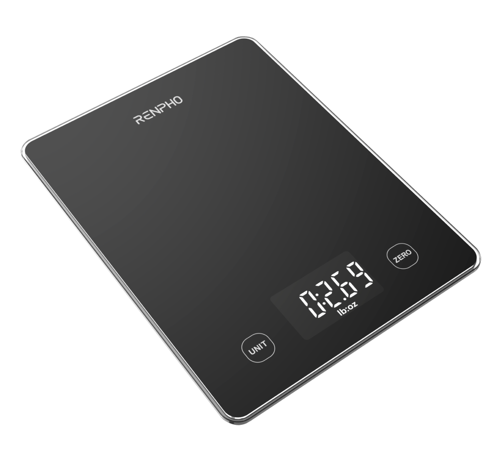 Renpho Küchenwaage »Calibra 1L Smart Nutrition Scale T001«, Smarte Küchenwaage für präzise Ernährungstracking & Zielerreichung