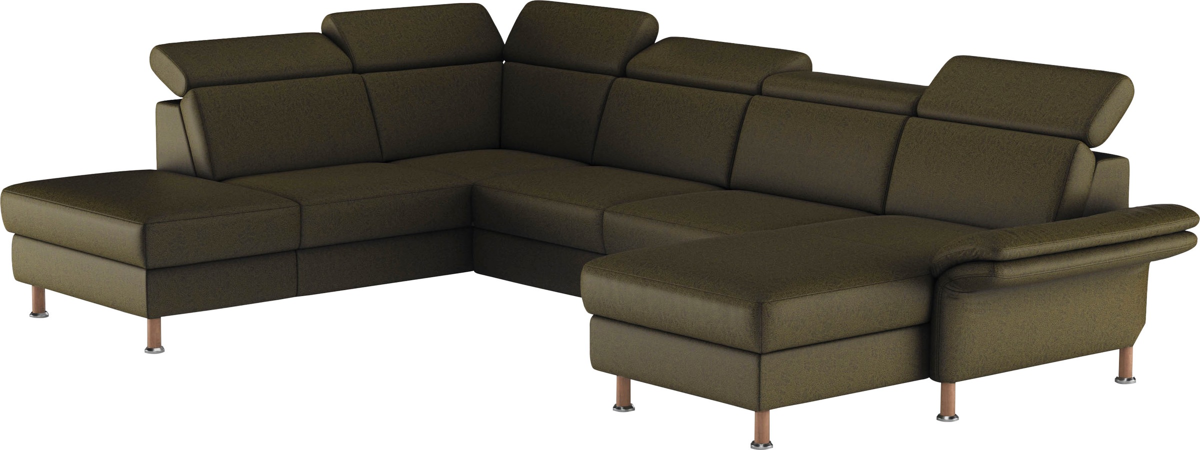 Home affaire Wohnlandschaft »Calypso U-Form«, wahlweise mit motorischer Relaxfunktion