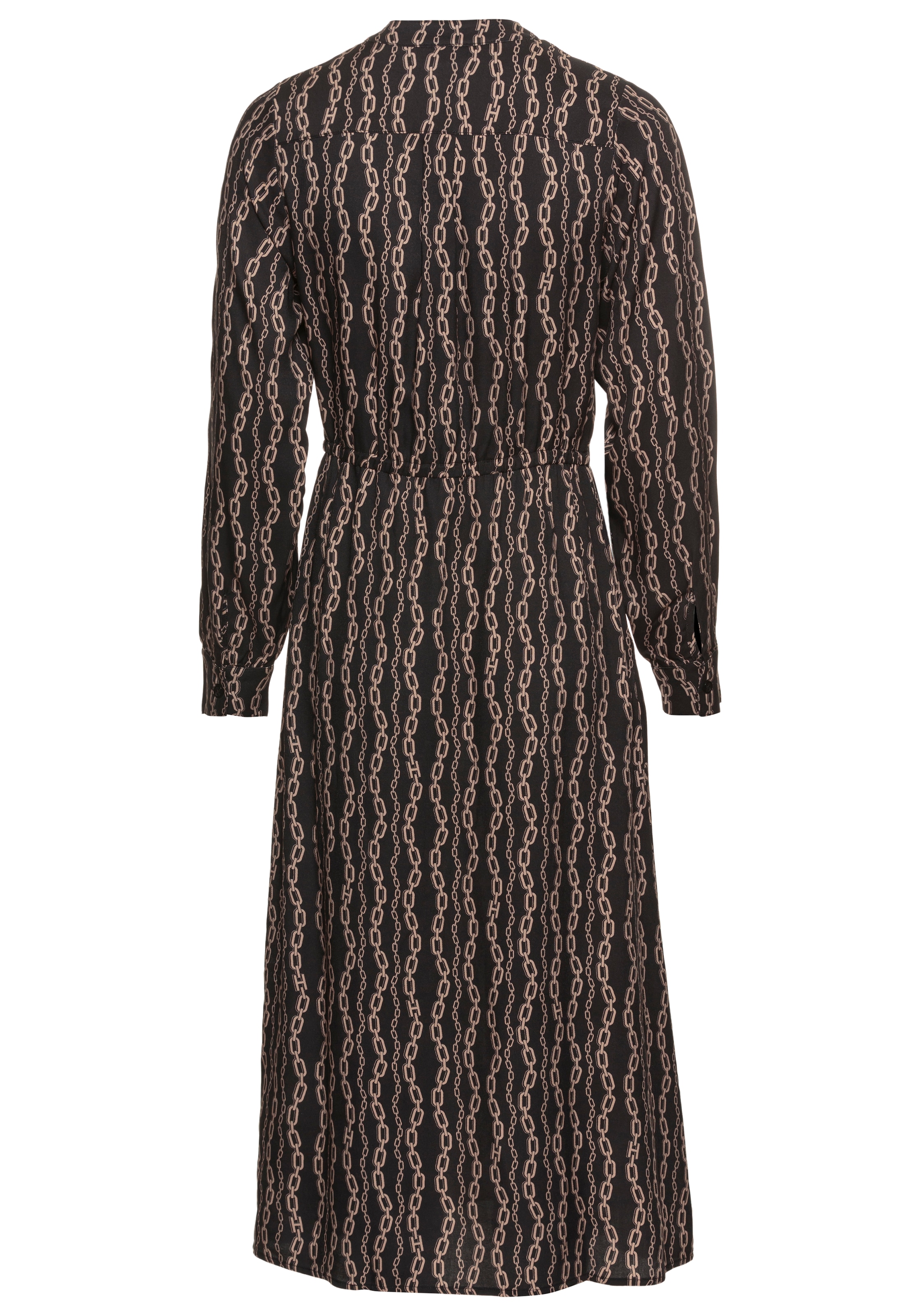 HECHTER PARIS Midikleid Eingrifftasche mit modischem Allover-Print