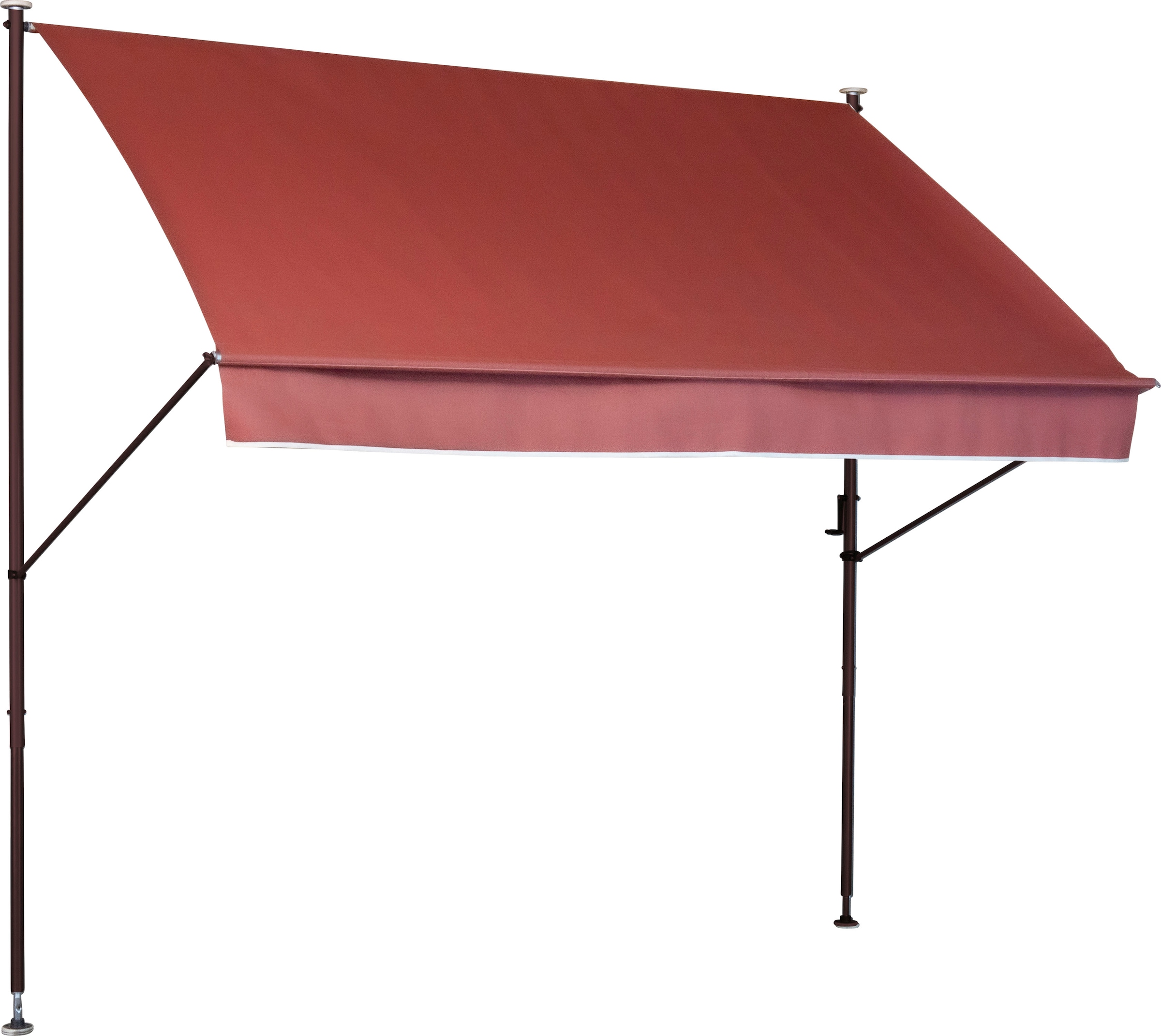 Angerer Freizeitmöbel Klemmmarkise »Style«, BxH: 350 x 225-275 cm, Ausfall 150 cm