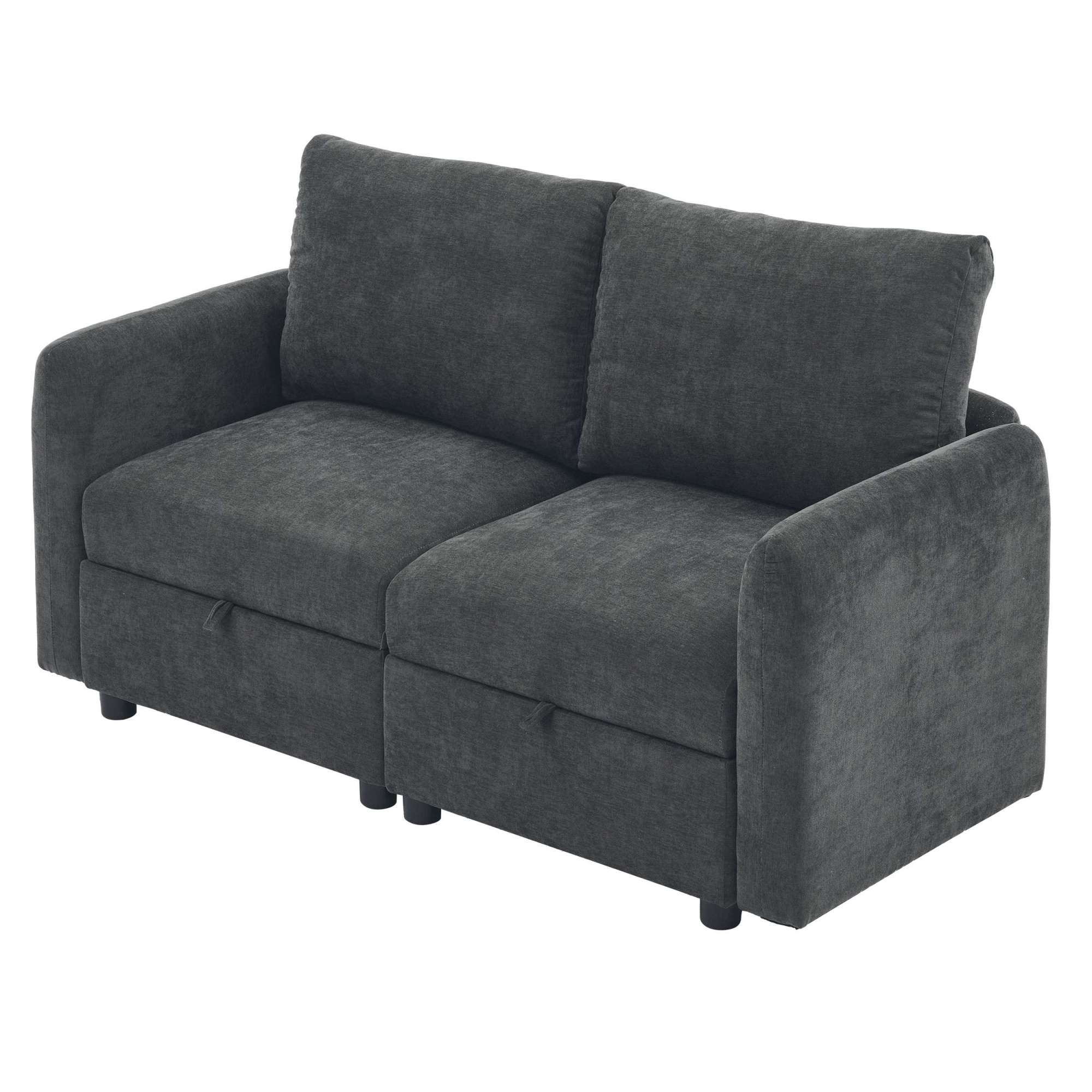 Dorel Home 2-Sitzer »STILHUS Modularsofa mit Stauraum, Breite 155 cm, Chenille-Bezug« als Modul oder separat verwendbar - individuell kombinierbar