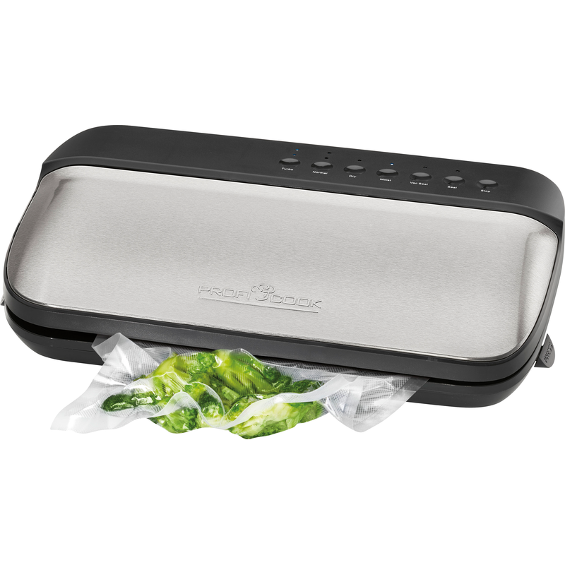 PROFICOOK Vakuumierer »PC-VK 1134 Touch Control 24L/min« 120 W edelstahlfarben/schwarz