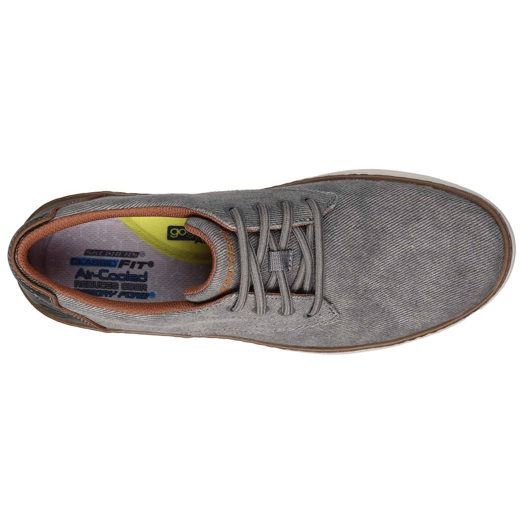 Skechers Slip-On Sneaker »HYLAND-RATNER«, mit Kontrastbesatz, Freizeitschuh, Halbschuh, Schlupfschuh