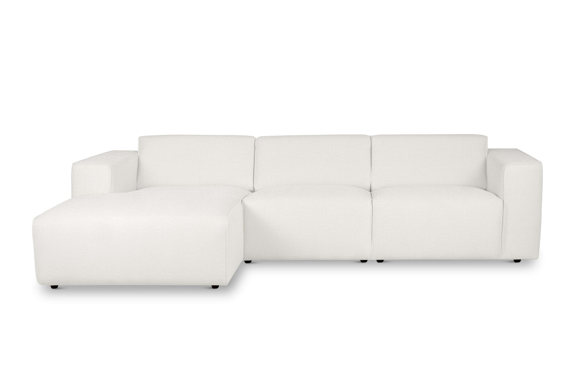 andas Ecksofa »Noord mit Kedernaht, Breite 281 cm, L-Form« Cord, Struktur, günstig online kaufen