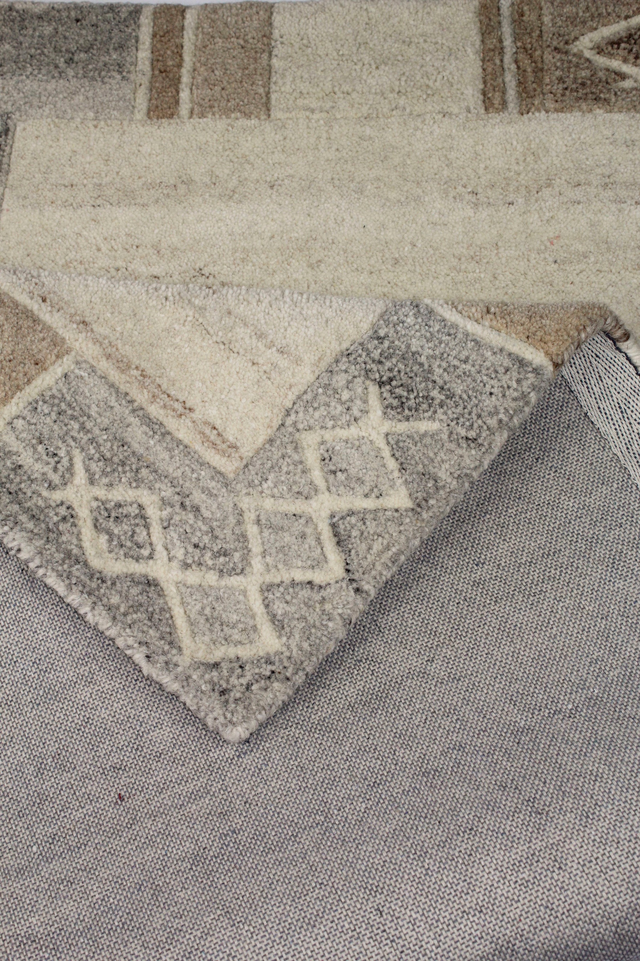 Dekowe Wollteppich »Valeria« rechteckig 11 mm Höhe reine Wolle, Kurzflor, mit Bordüre, Wohnzimmer