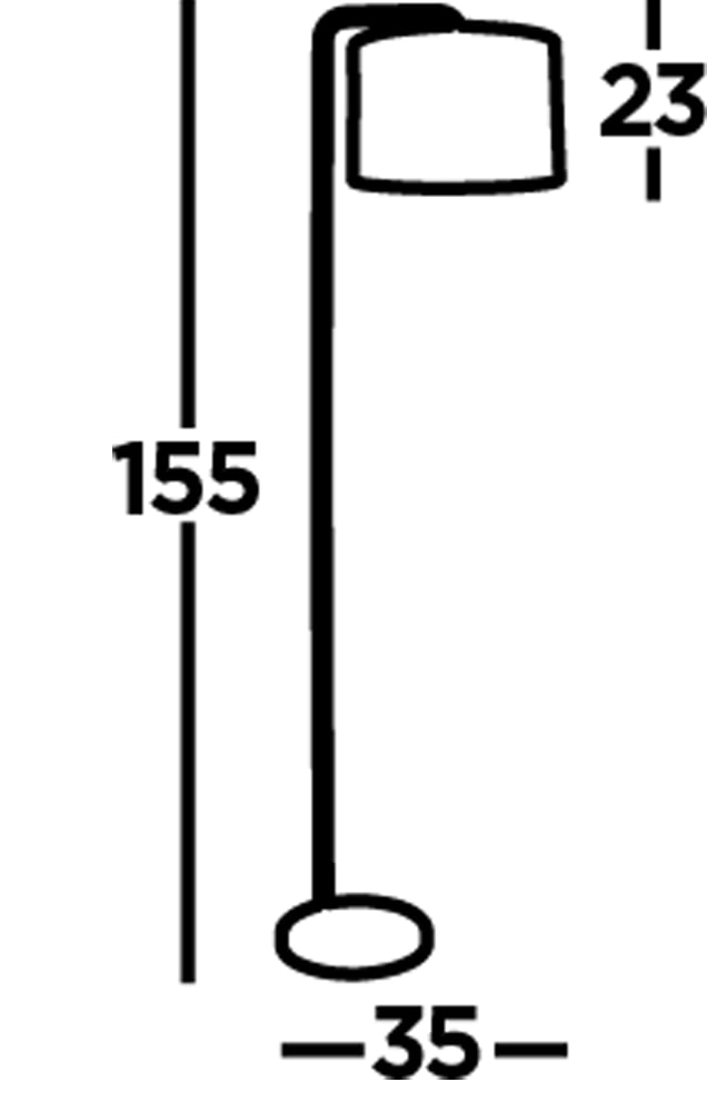 Searchlight Stehlampe »Gallow Floor Lamp - Antique Gold, Marble Base & White Shade« E27 1 Stk.