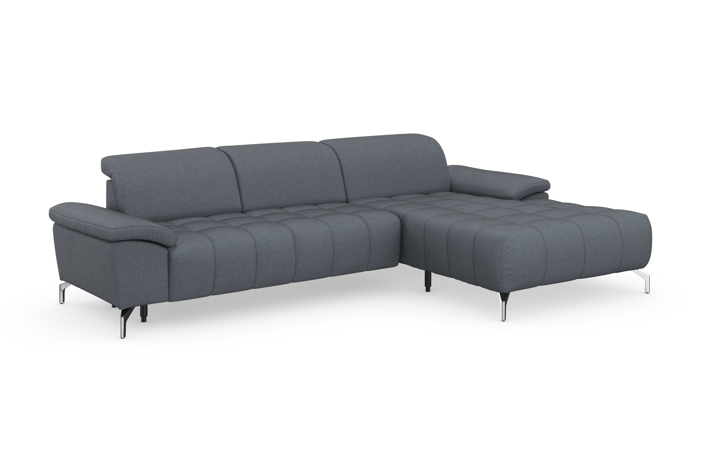 sit&more Ecksofa »Cool L-Form«, wahlweise mit Kopfteilverstellung und Vorziehsitz, motorisch