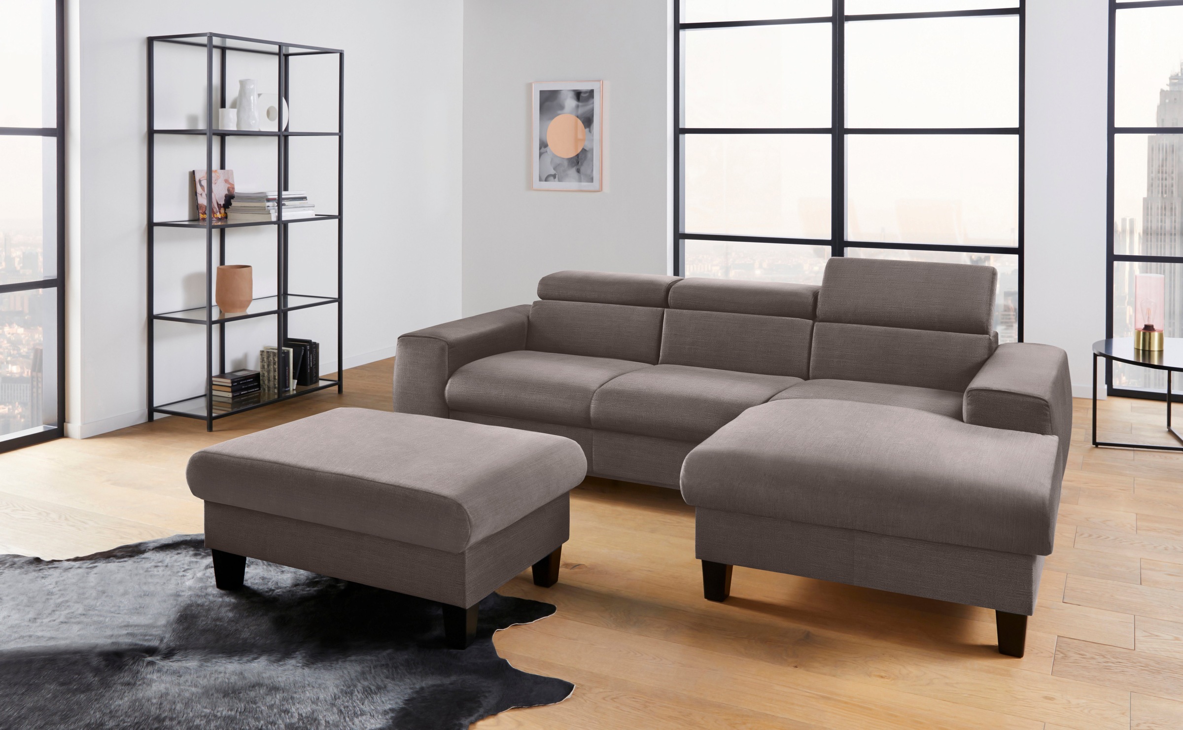 COTTA Polstergarnitur »Morven L-Form«, (Set), Set bestehend aus: Ecksofa mi günstig online kaufen
